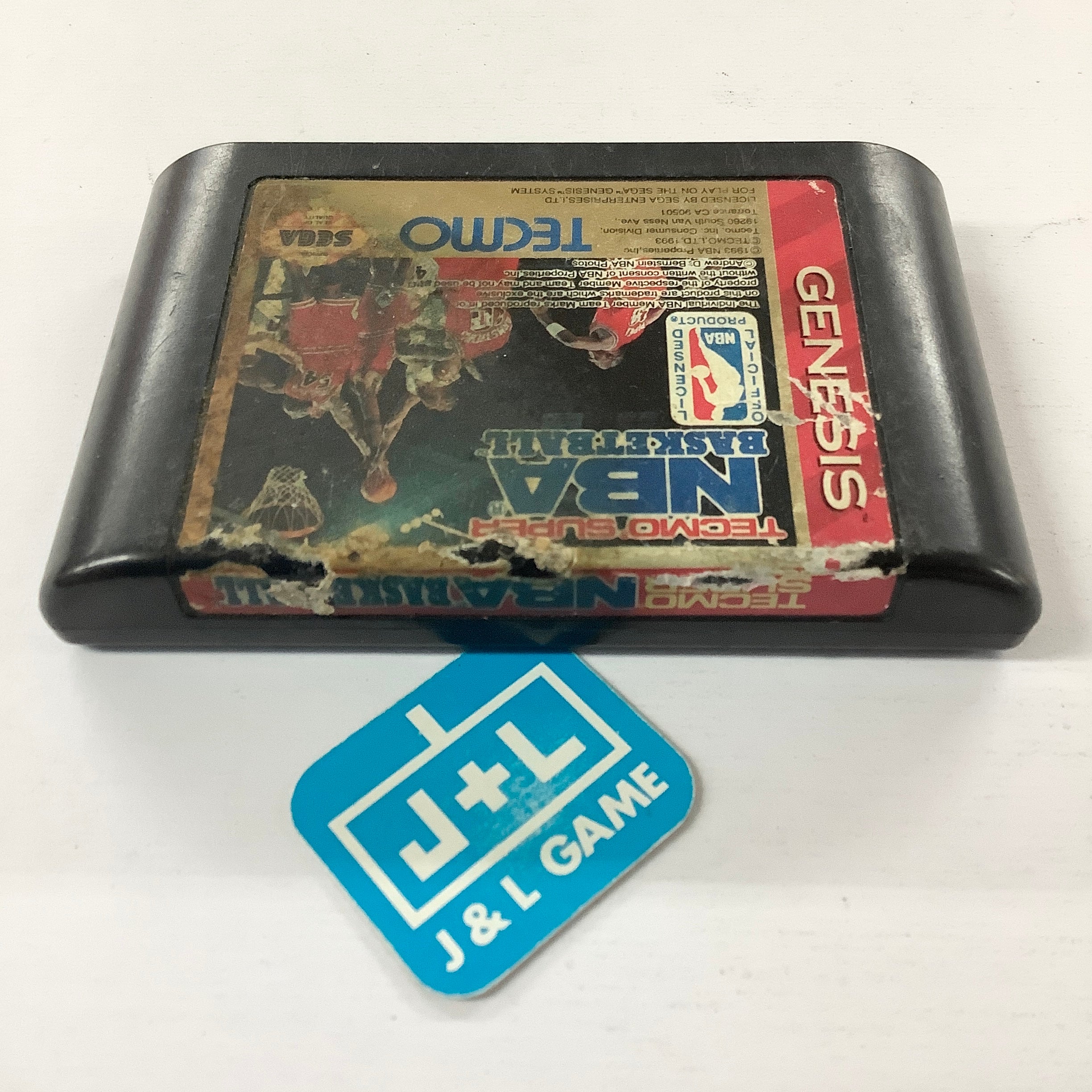 Tecmo Super NBA Basketball - (SG) SEGA Genesis [Pre-Owned] Video Games Tecmo   