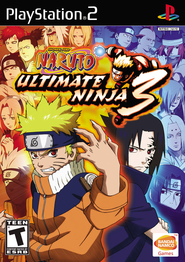 Naruto: Ultimate Ninja 3 - (PS2) PlayStation 2 [Pre-Owned] Video Games Namco Bandai Games   