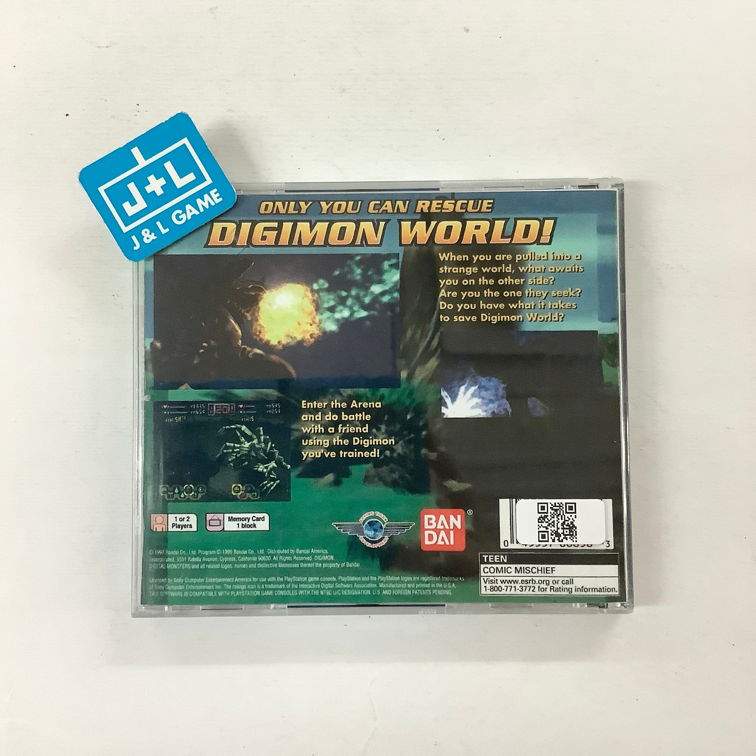 Digimon World (Greatest Hits) - (PS1) PlayStation 1 [Pre-Owned] Video Games Bandai   