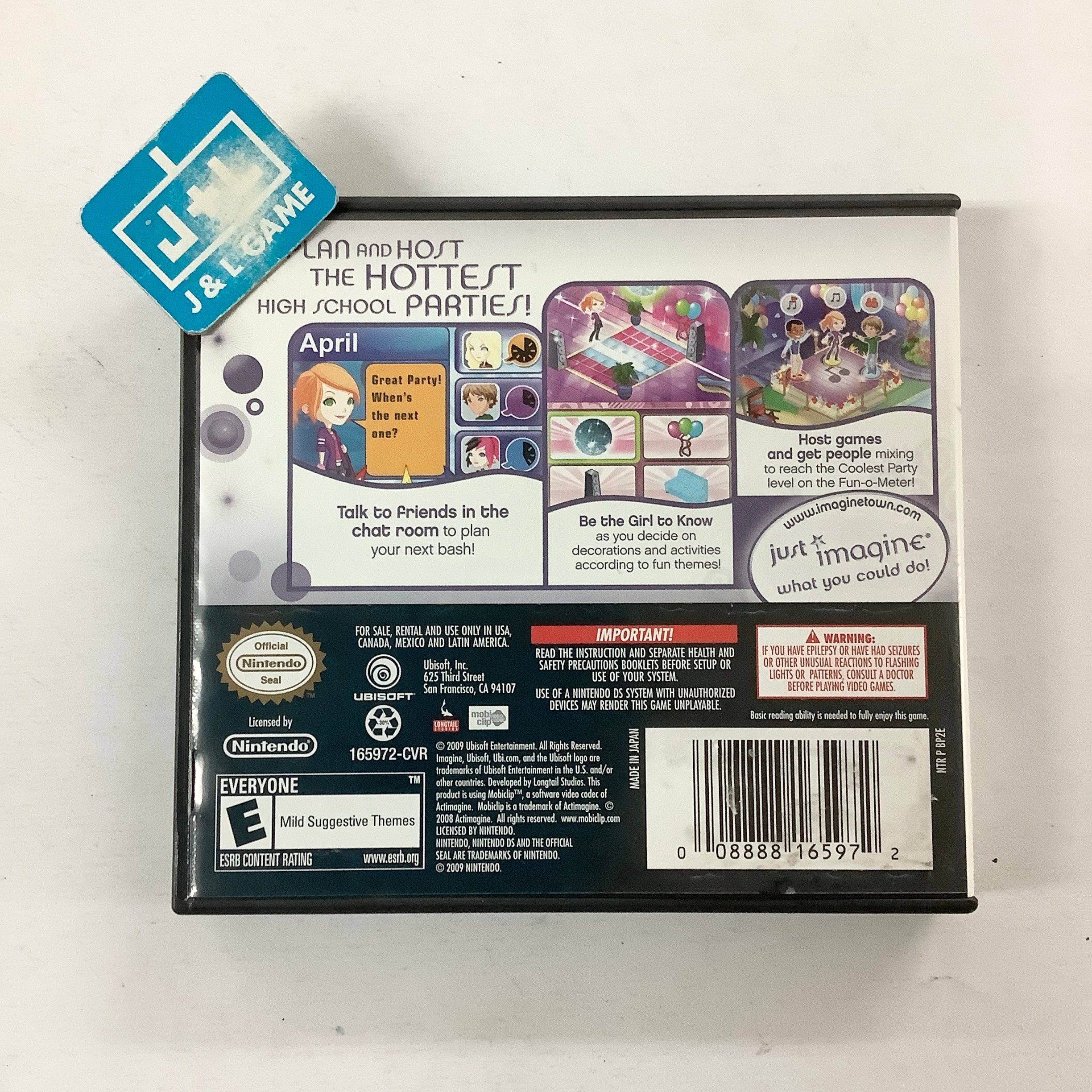 Imagine Sweet 16 - (NDS) Nintendo DS [Pre-Owned] Video Games Ubisoft   