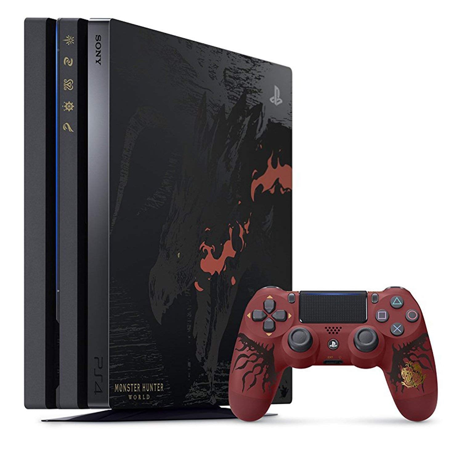 Sony PlayStation 4 Pro Monster Hunter: World Liolaeus (Rathalos) Edition - (PS4) Playstation 4 [Pre-Owned] Consoles Sony   