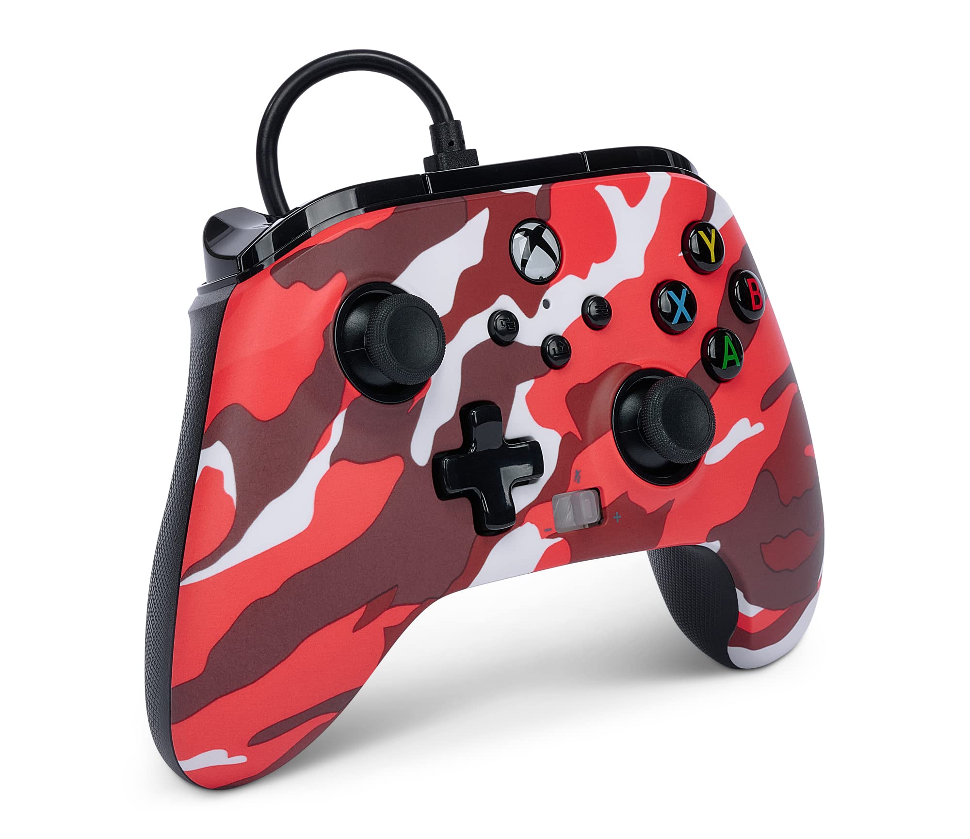 PowerA Enhanced Wired Controller (Red Camo) - (XSX) Xbox Series X Video Games PowerA   