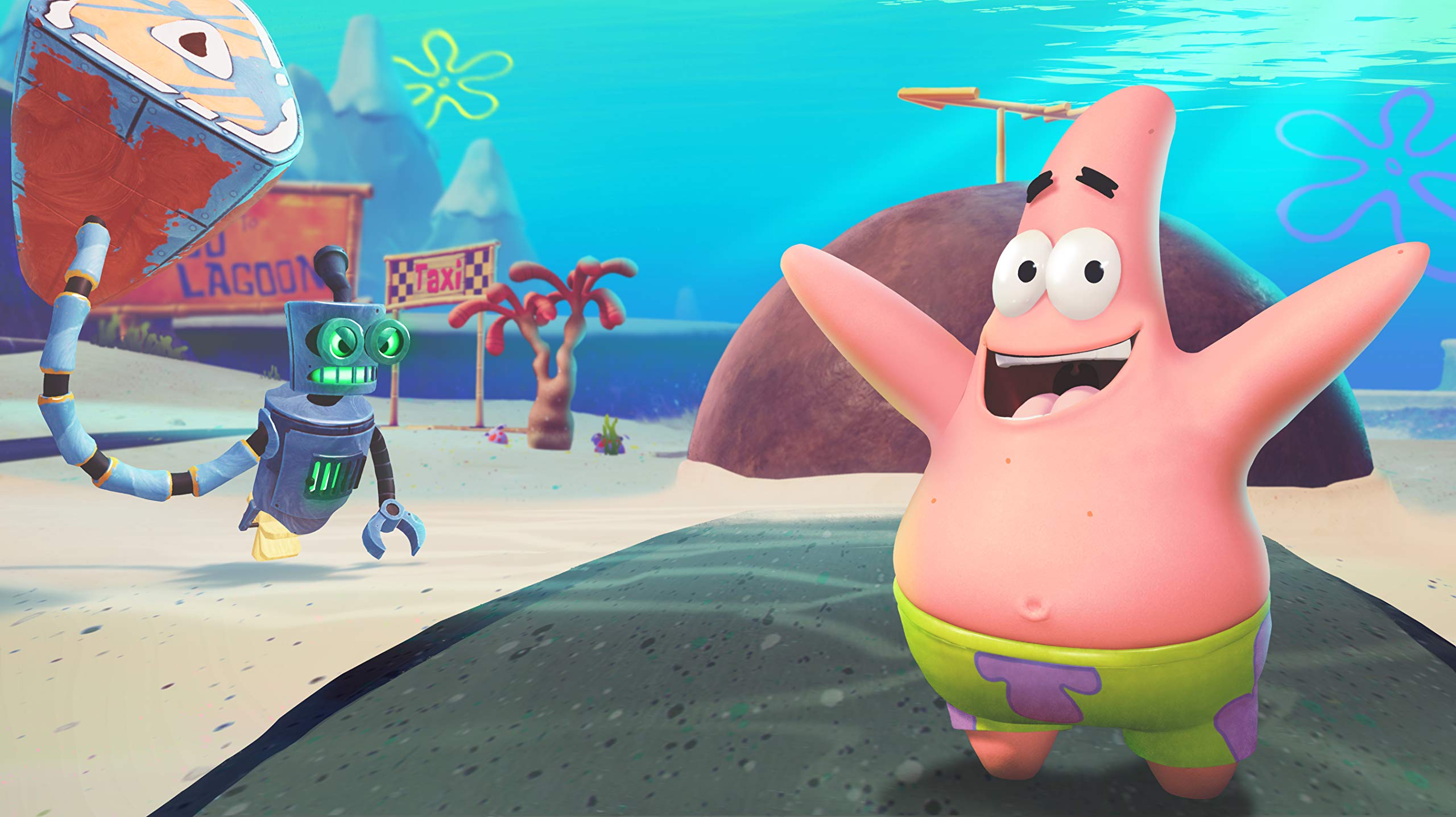 Spongebob Squarepants: Battle for Bikini Bottom Rehydrated (Shiny Edition) - (PS4) PlayStation 4 Video Games THQ Nordic   