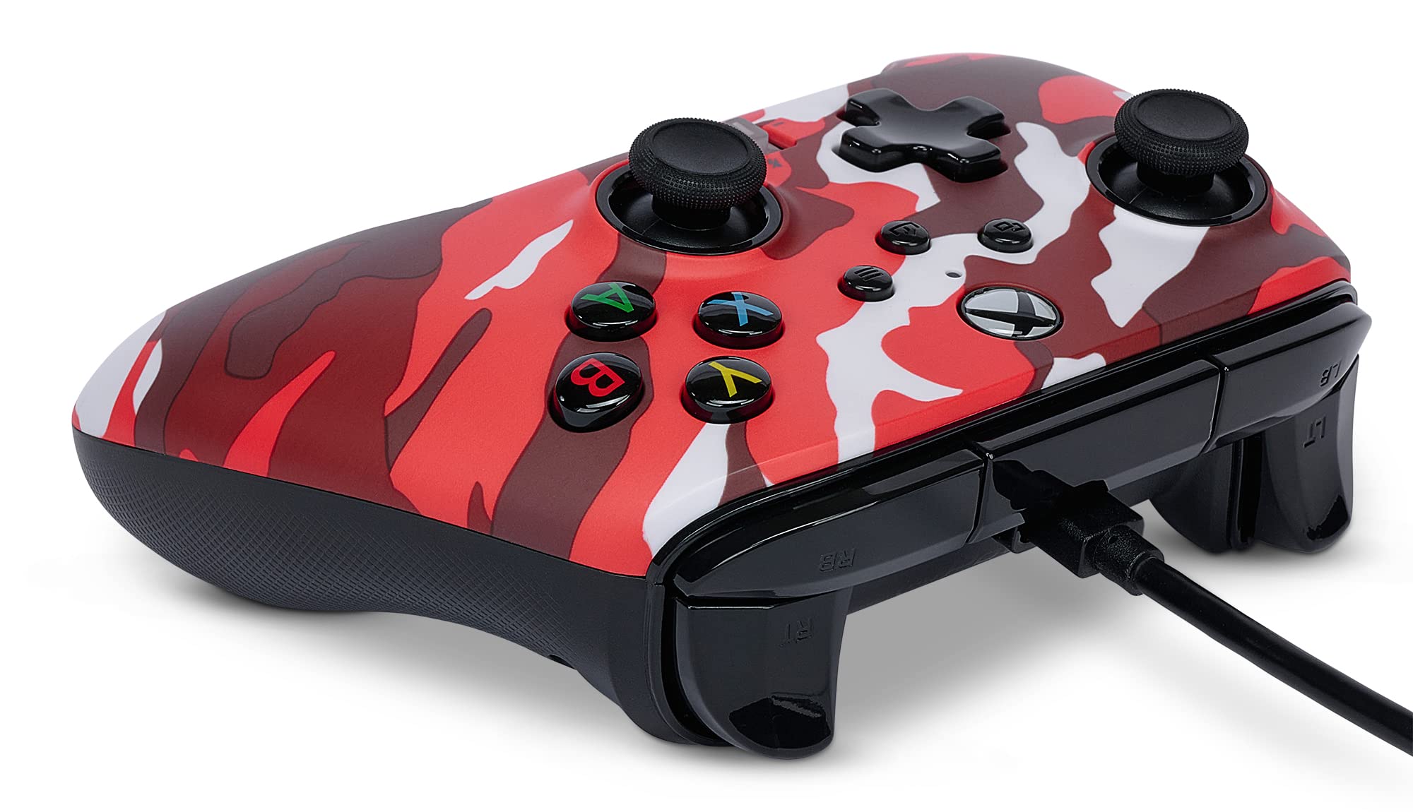 PowerA Enhanced Wired Controller (Red Camo) - (XSX) Xbox Series X Video Games PowerA   