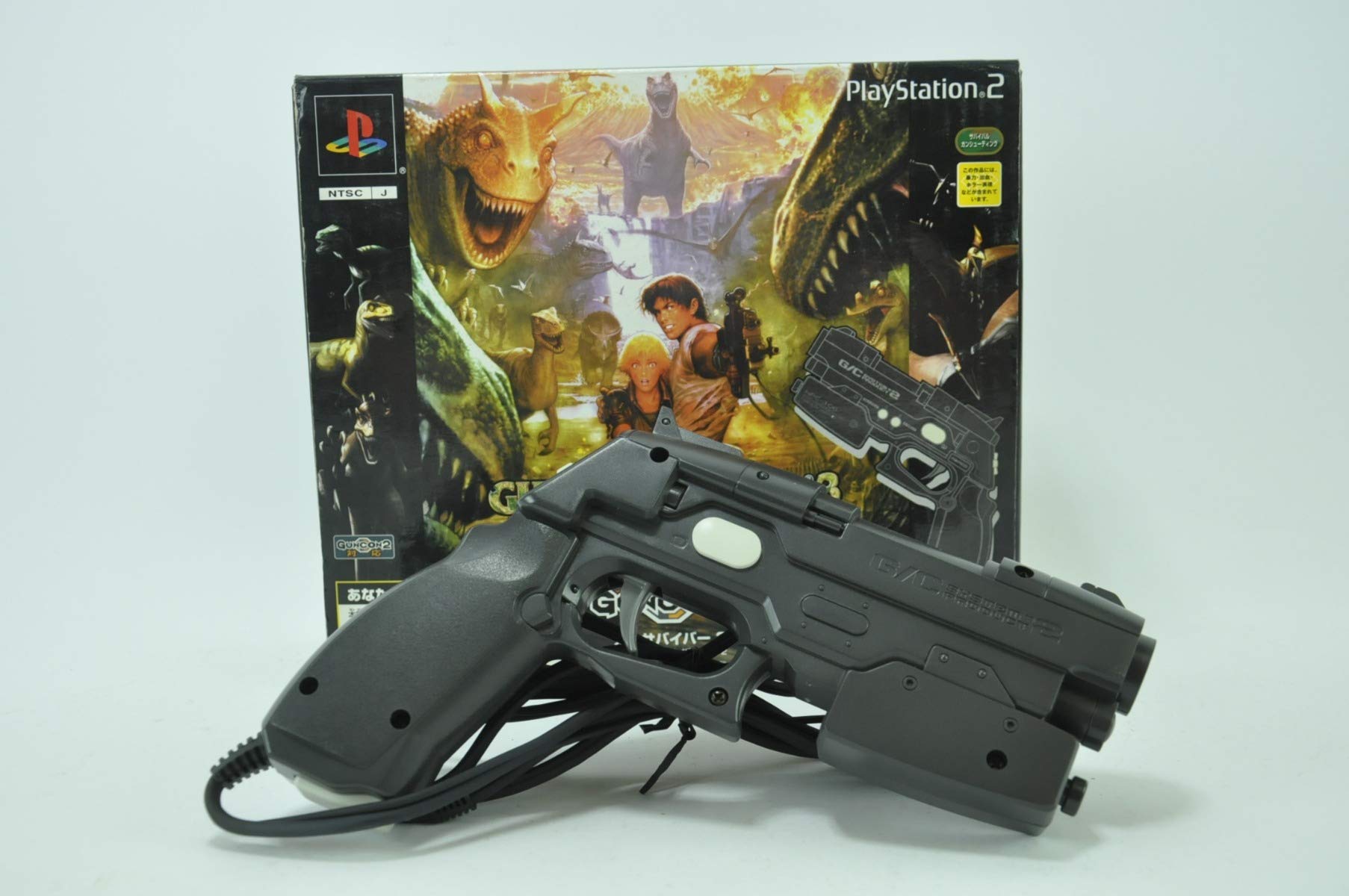 Gun Survivor 3: Dino Crisis (w/ GunCon 2) - (PS2) Playstation 2 [Pre-Owned] (Japanese Import) Video Games Capcom   