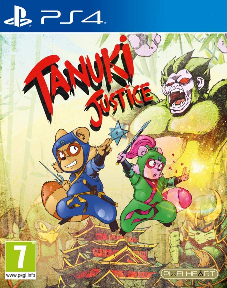 Tanuki Justice (Just for Games) - (PS4) PlayStation 4 [Pre-Owned] (European Import) Video Games Just For Games   