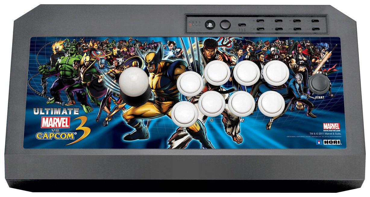 Ultimate Marvel vs Capcom 3 Arcade Stick - (PS3) PlayStation 3 [Pre-Owned] Accessories HORI   