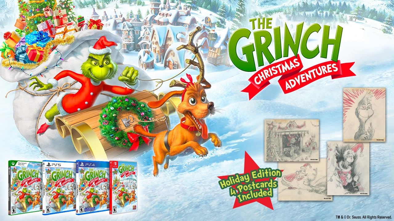 The Grinch: Christmas Adventures - (NSW) Nintendo Switch Video Games Outright Games   