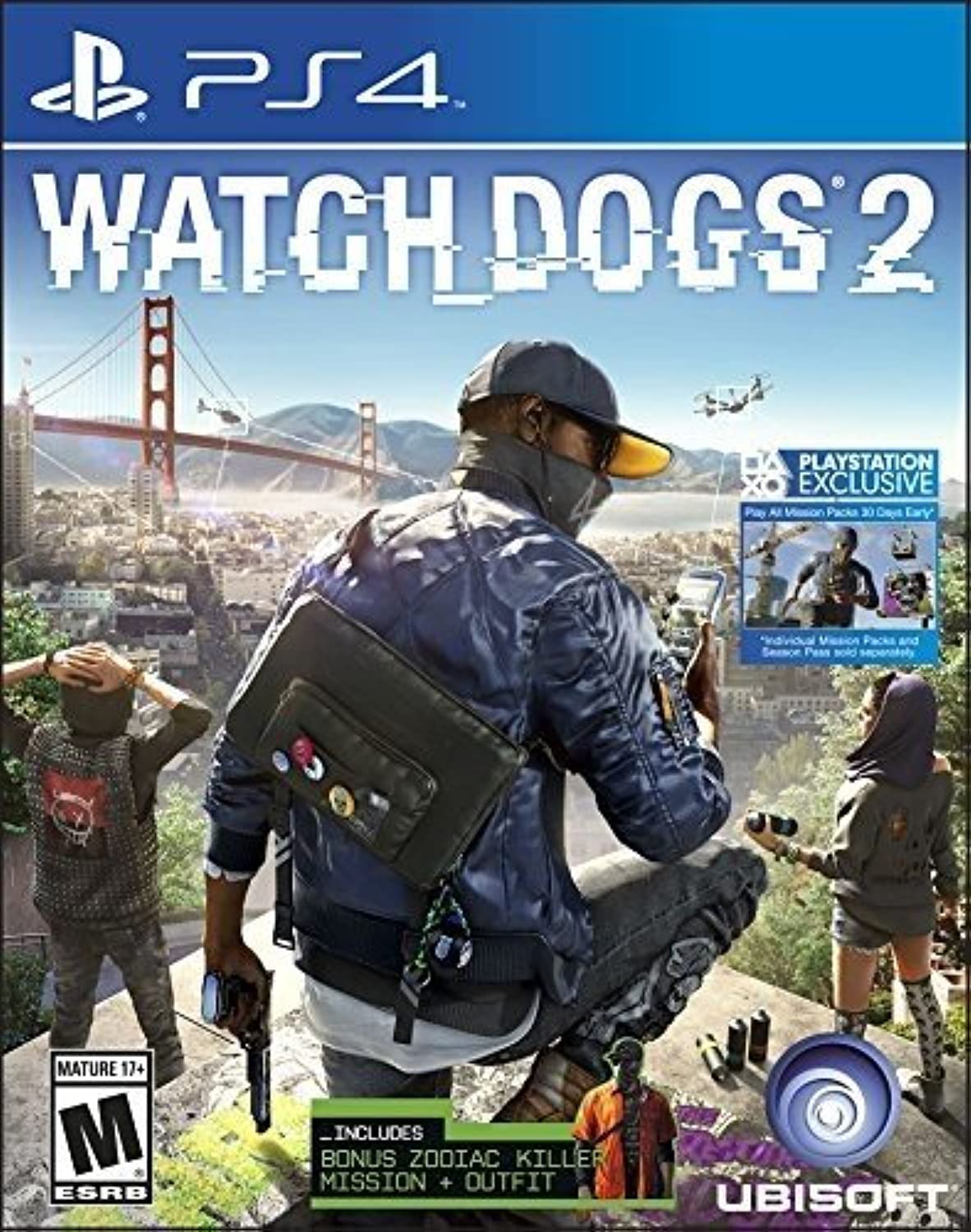 Watch Dogs 2 - (PS4) PlayStation 4 [Pre-Owned] Video Games Ubisoft   