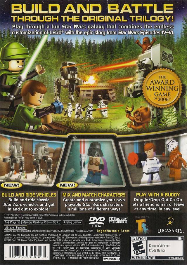 LEGO Star Wars II: The Original Trilogy (Greatest Hits) - (PS2) PlayStation 2 [Pre-Owned] Video Games LucasArts   