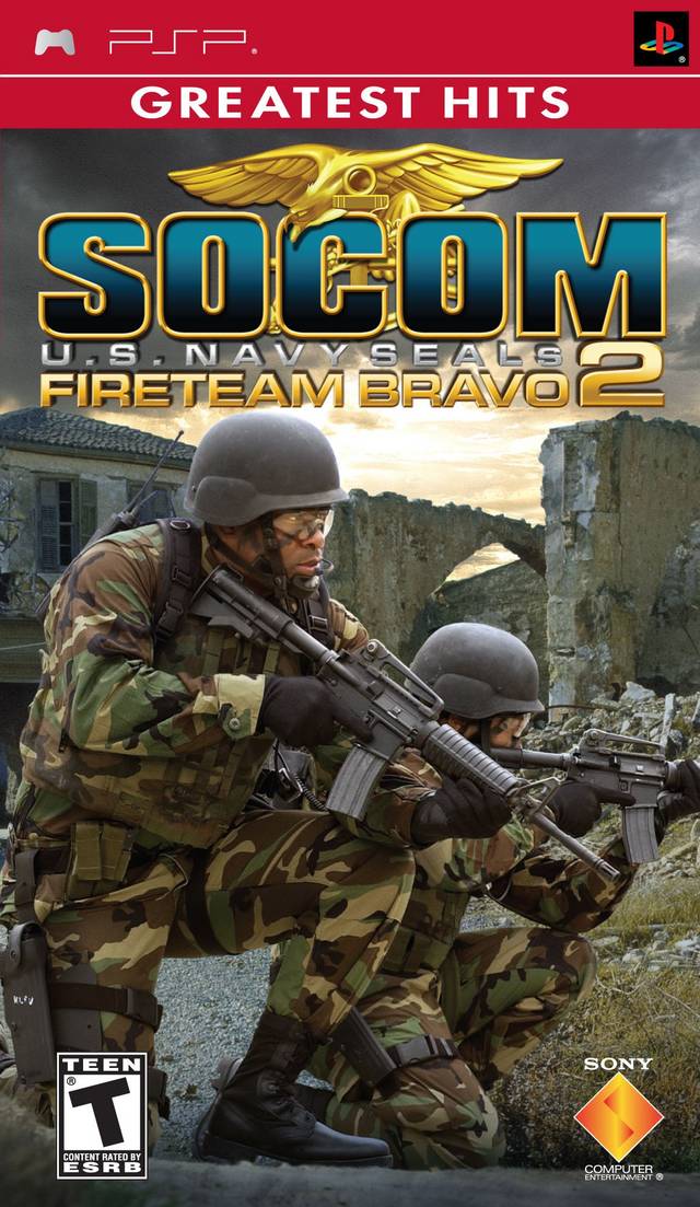 SOCOM: U.S. Navy SEALs Fireteam Bravo 2 (Greatest Hits) - Sony PSP Video Games SCEA   