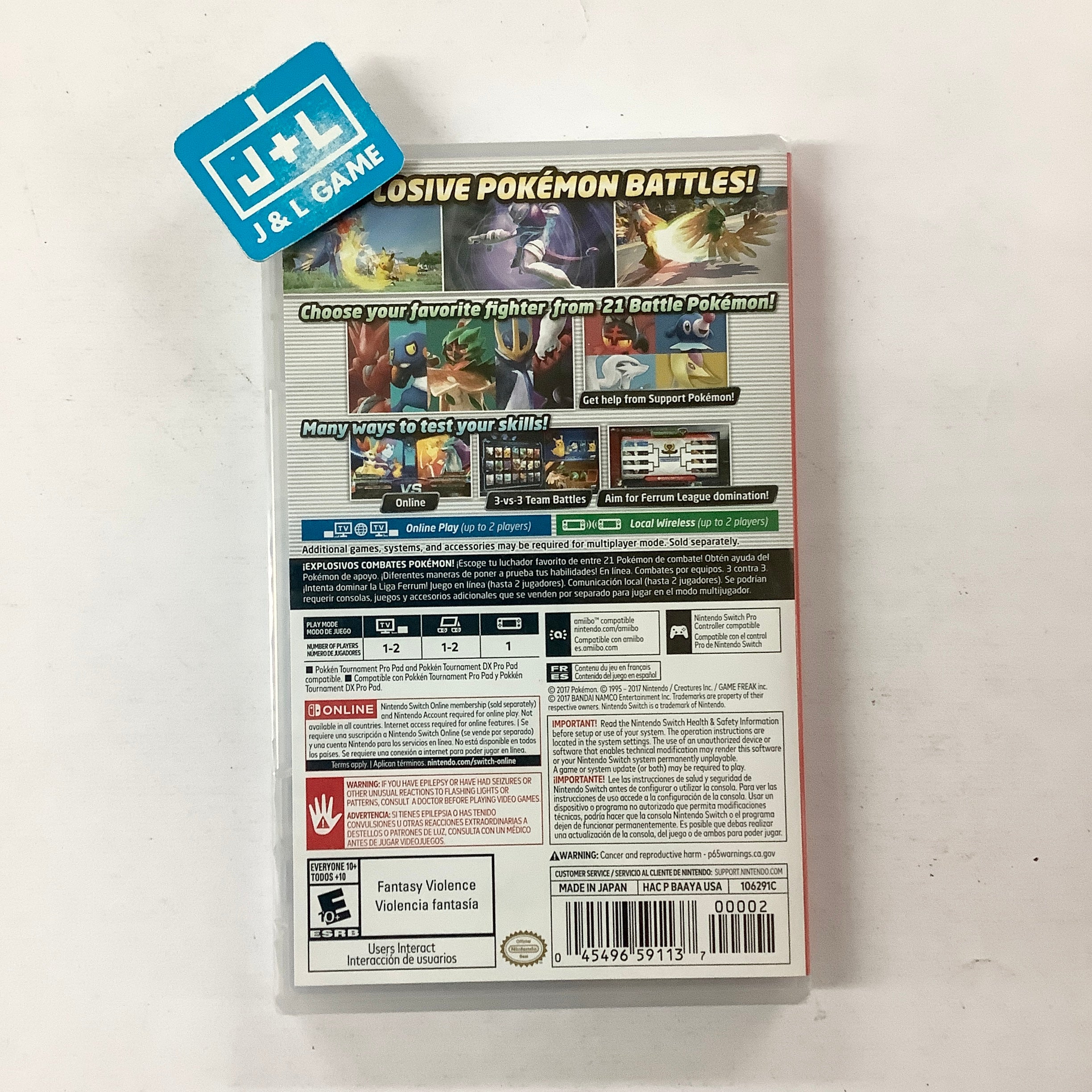 Pokkén Tournament DX - (NSW) Nintendo Switch Video Games Nintendo   