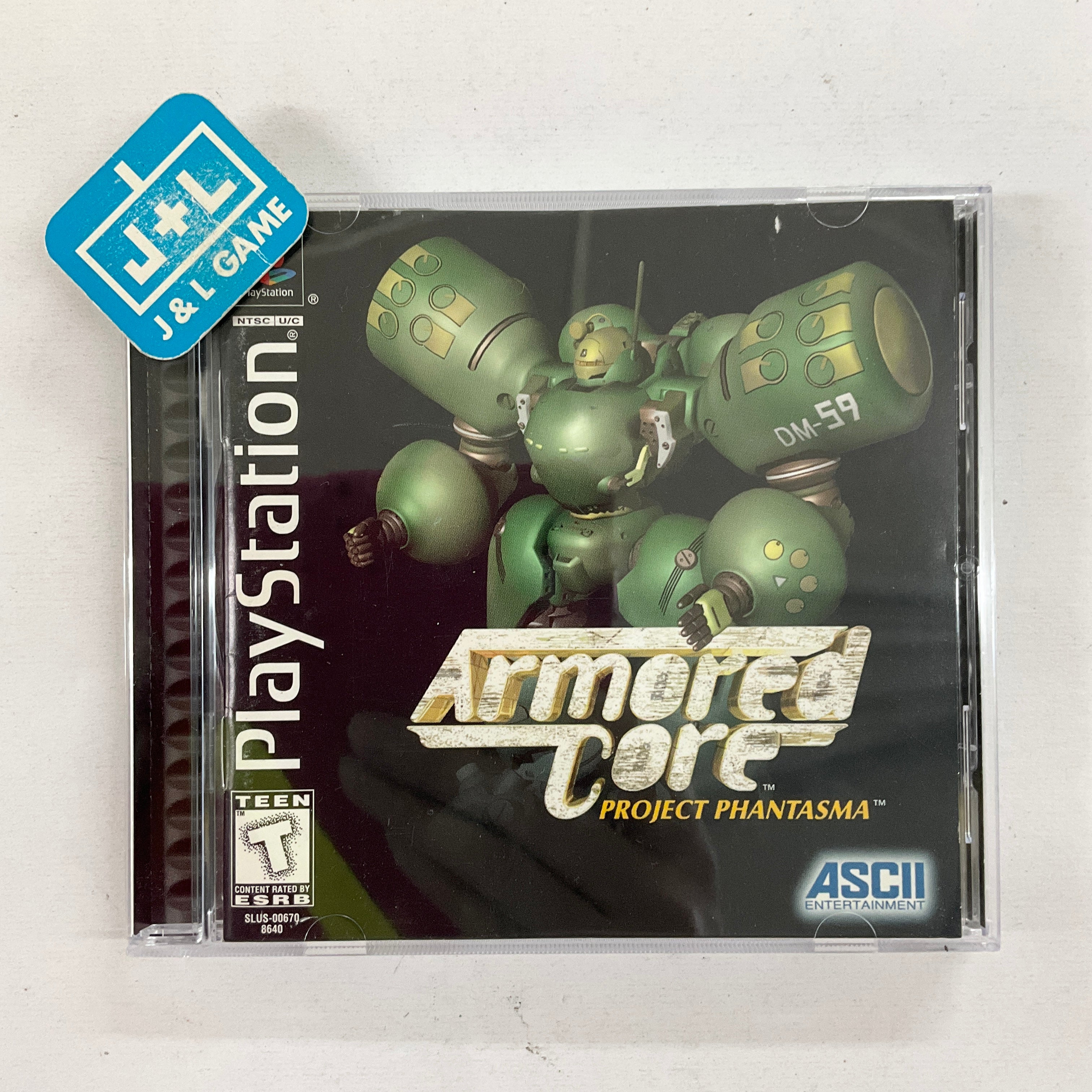 Armored Core: Project Phantasma - (PS1) Playstation 1 [Pre-Owned] Video Games ASCII Entertainment   