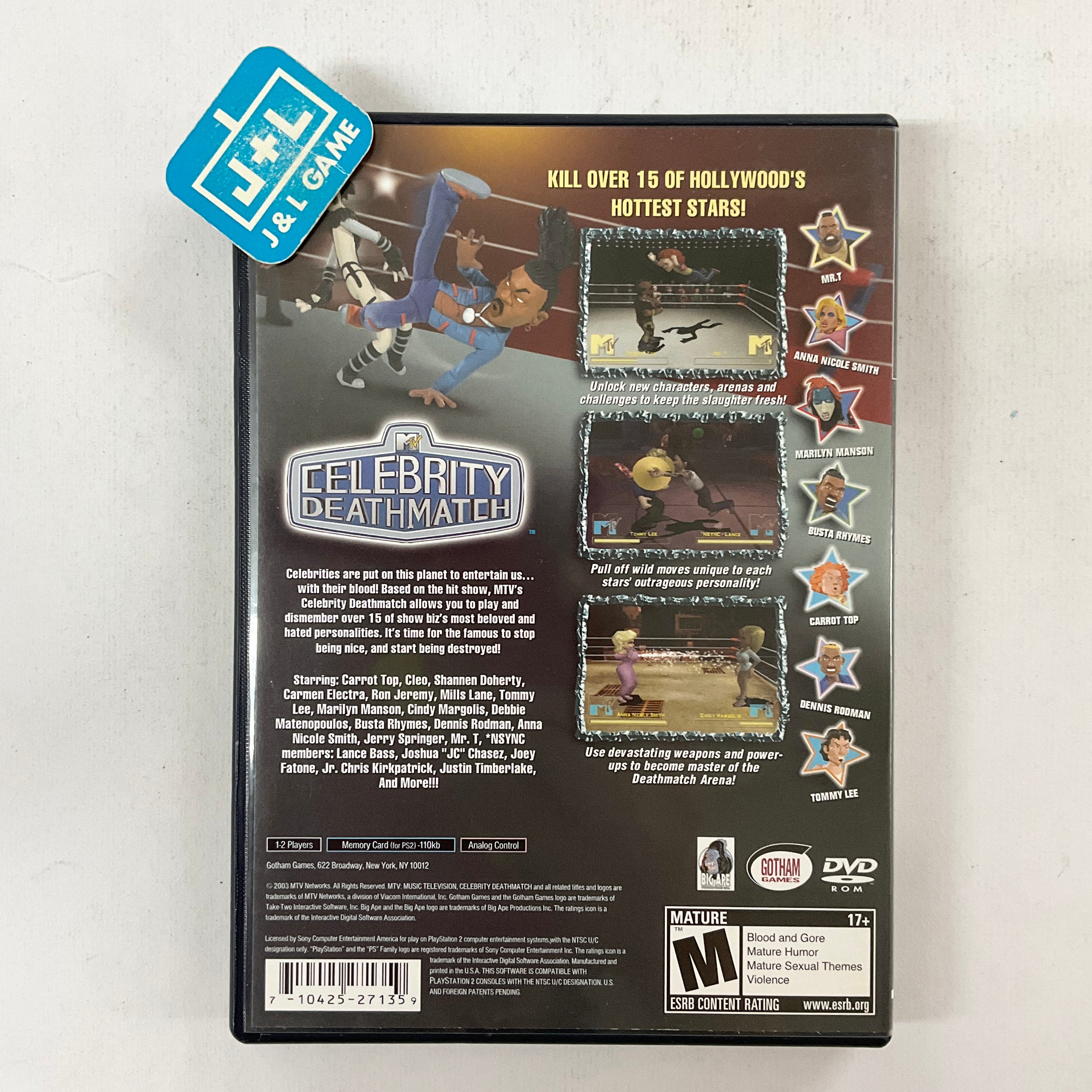 MTV's Celebrity Deathmatch - (PS2) PlayStation 2 [Pre-Owned] Video Games Gotham Games   