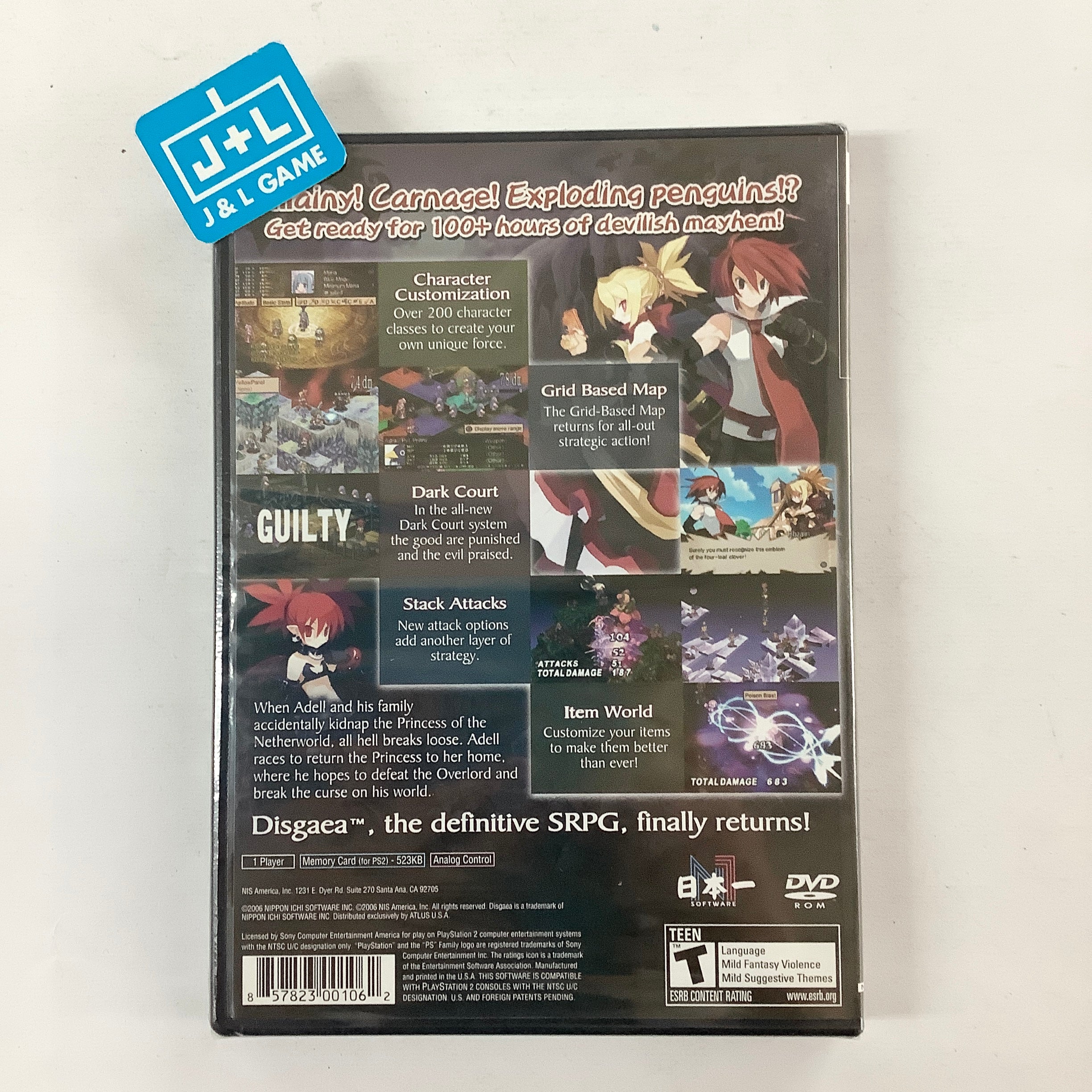 Disgaea 2: Cursed Memories - (PS2) PlayStation 2 Video Games NIS America   