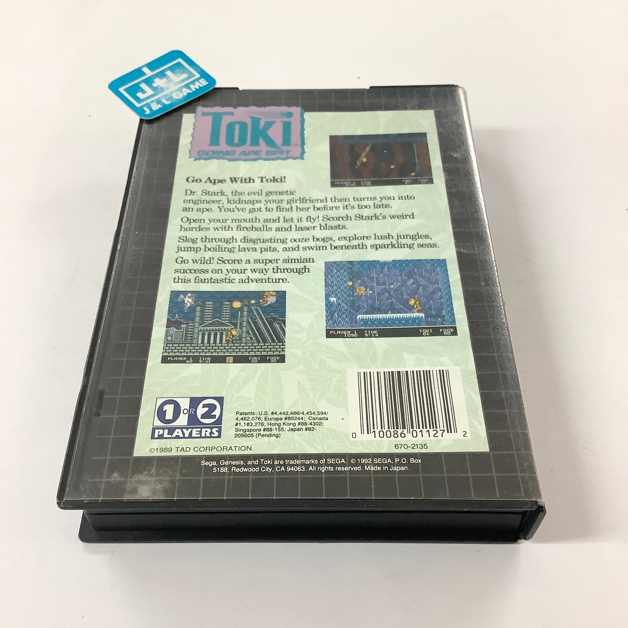 Toki: Going Ape Spit - (SG) SEGA Genesis [Pre-Owned] Video Games Sega   