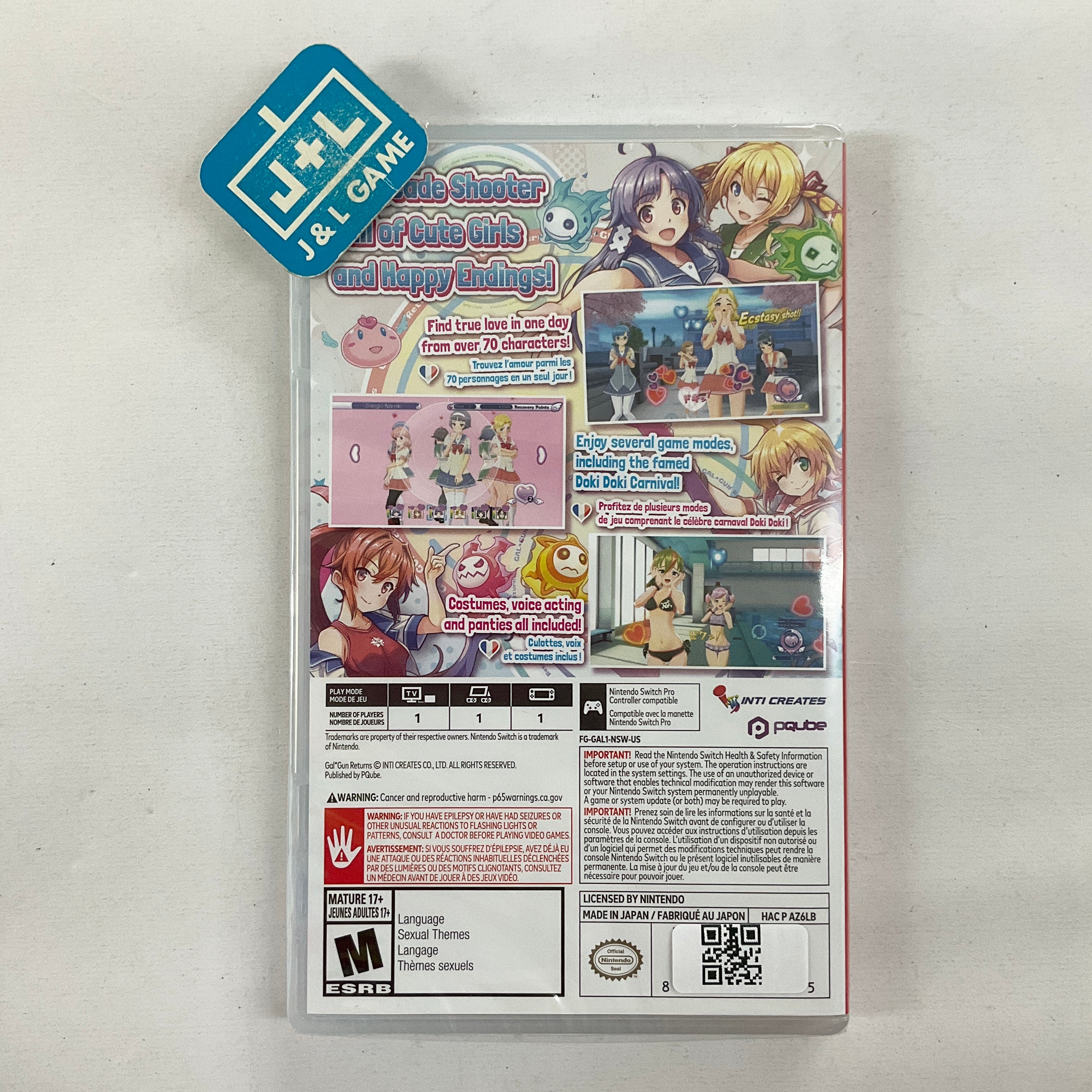 Gal*Gun Returns - (NSW) Nintendo Switch Video Games Inti Creates   