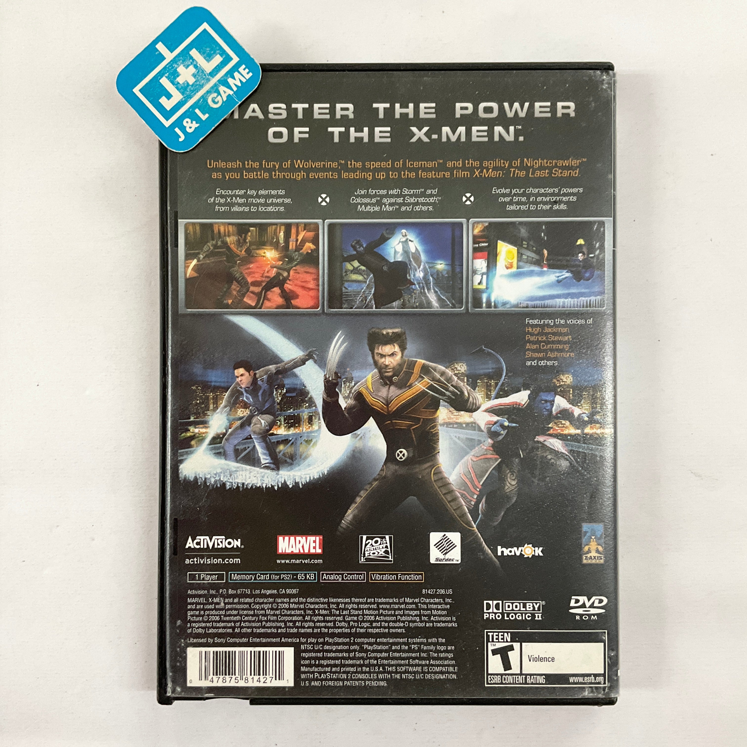 X-Men: The Official Game - (PS2) PlayStation 2 [Pre-Owned] Video Games Activision   