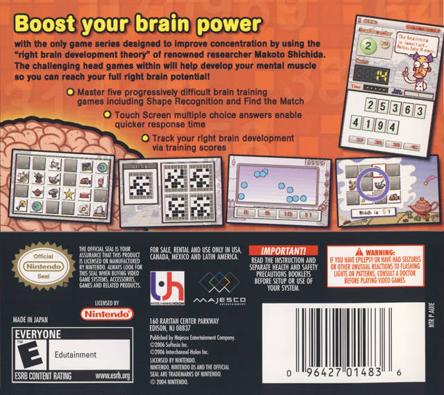 Brain Boost: Beta Wave - (NDS) Nintendo DS [Pre-Owned] Video Games Majesco   