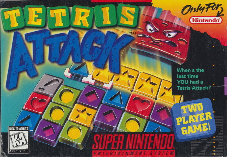 Tetris Attack - (SNES) Super Nintendo [Pre-Owned] Video Games Nintendo   