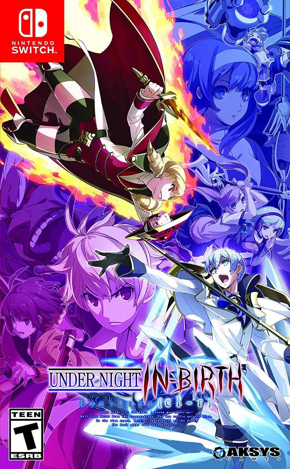 Under Night In-Birth Exe:Late[CL-R] - (NSW) Nintendo Switch [Pre-Owned] Video Games Aksys Games   