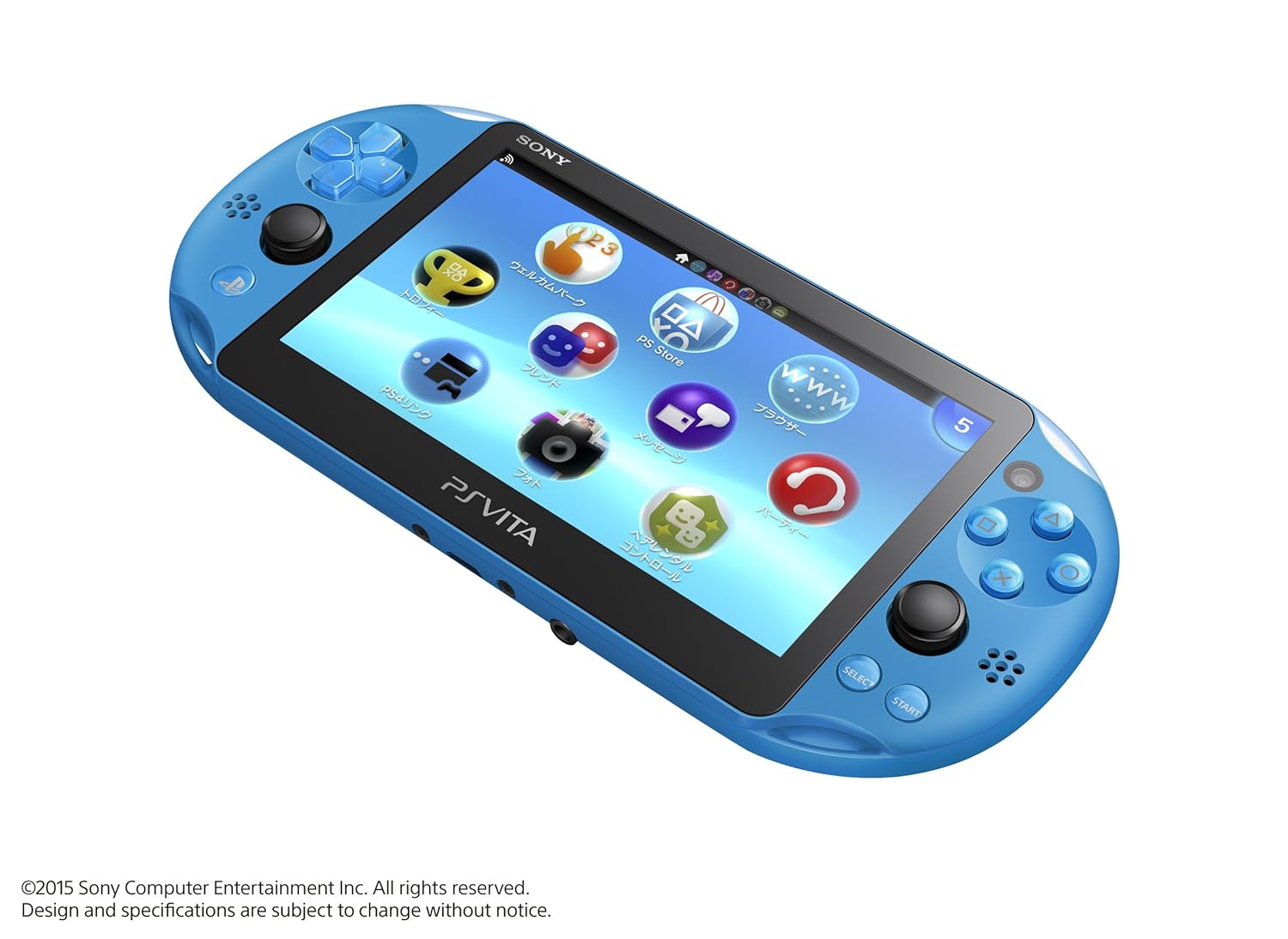 Sony PlayStation Vita 2000 Wi-Fi (Aqua Blue) - (PSV) PlayStation Vita [Pre-Owned] (Japanese Import) Consoles Sony   