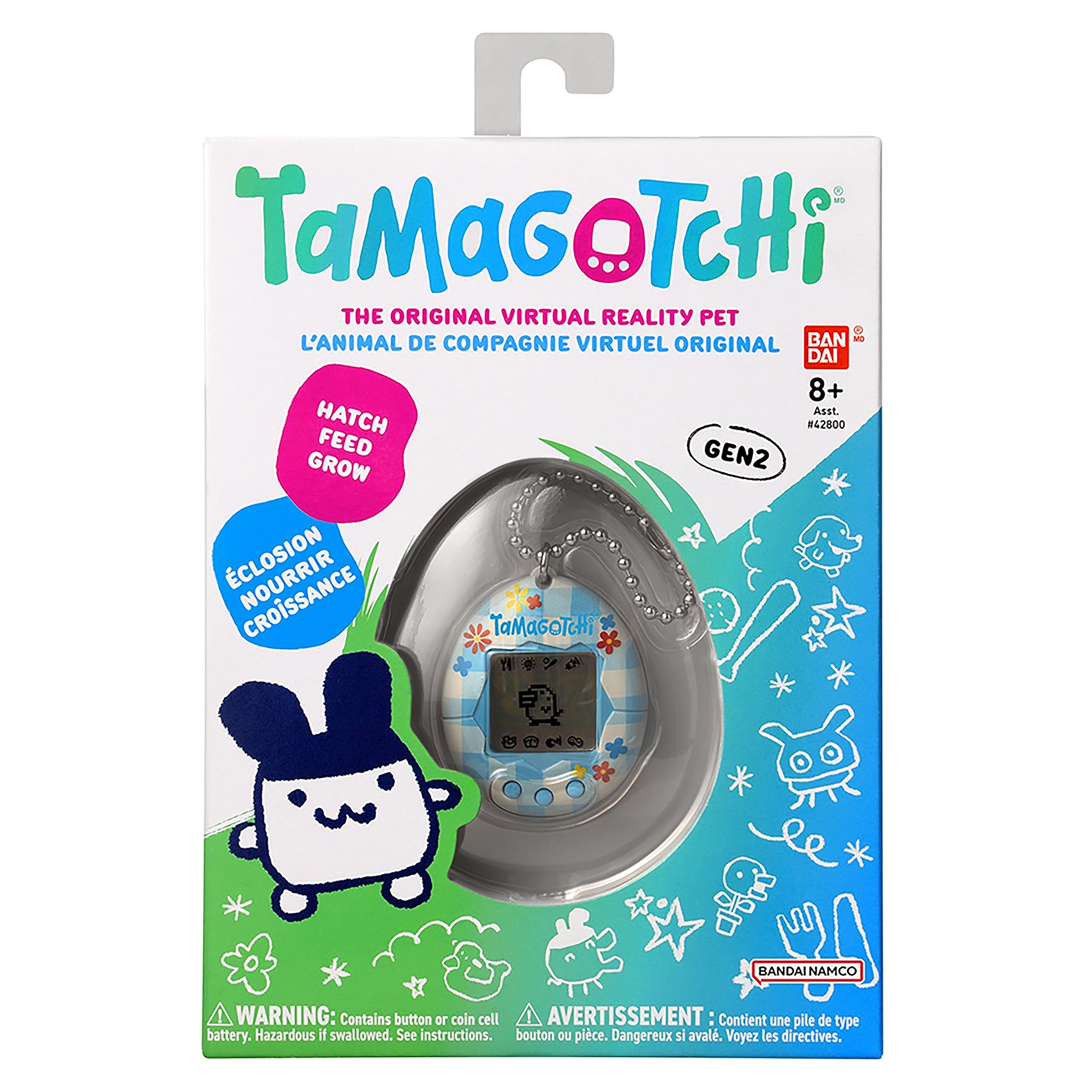 Tamagotchi Original (Flower Gingham) - Tamagotchi Toy Tamagotchi   