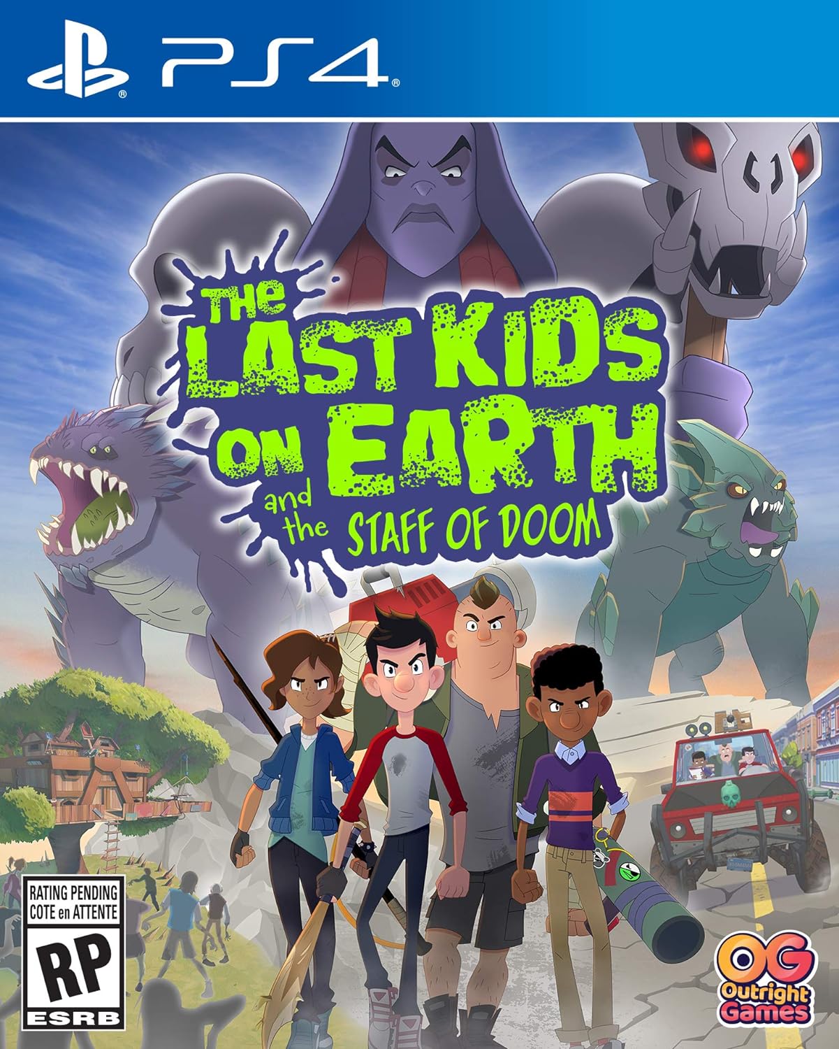 The Last Kids On Earth and the Staff of Doom - (PS4) PlayStation 4 [Pre-Owned] Video Games Outright Games   