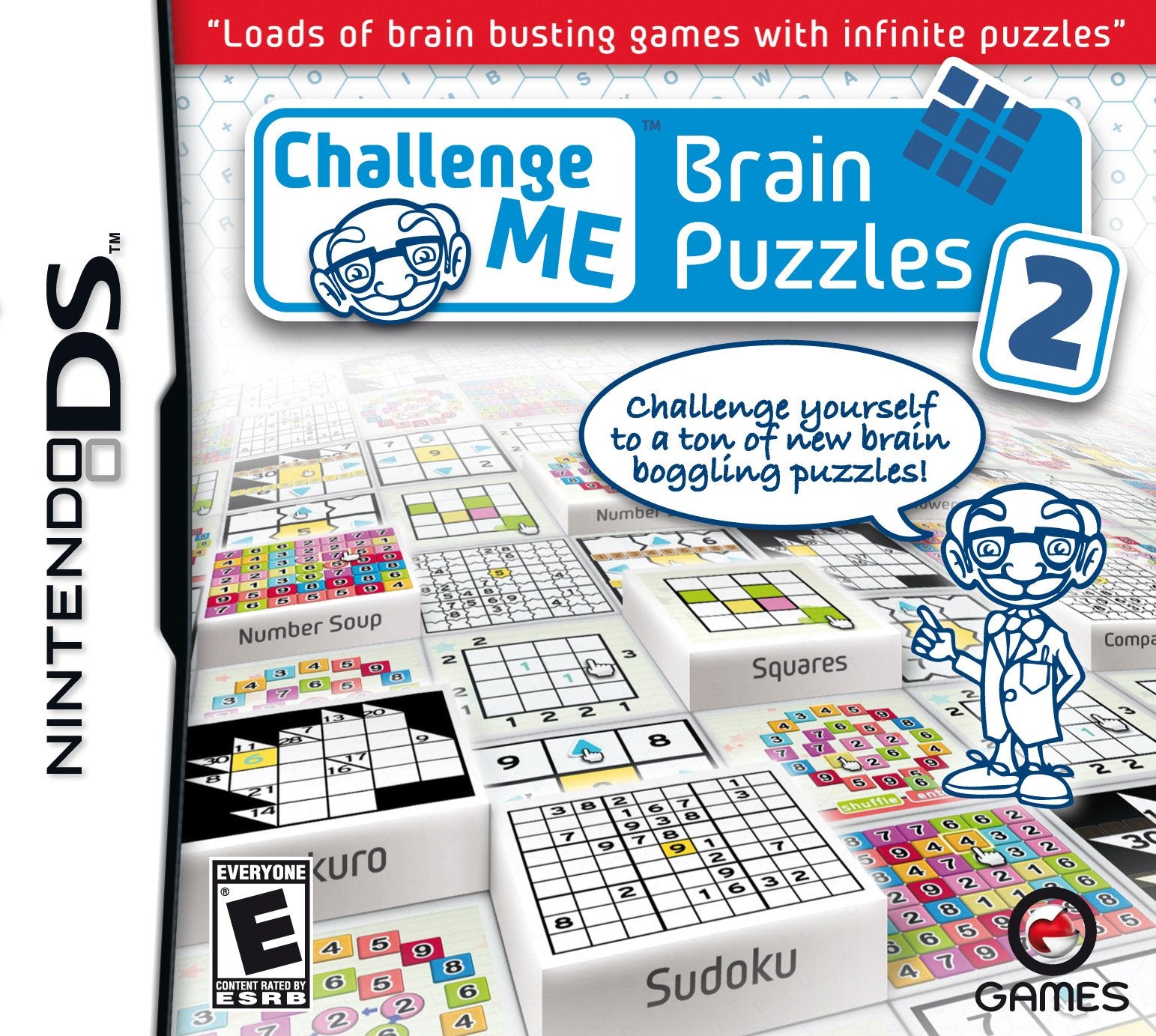 Challenge Me: Brain Puzzles 2 - (NDS) Nintendo DS [Pre-Owned] Video Games O-Games   