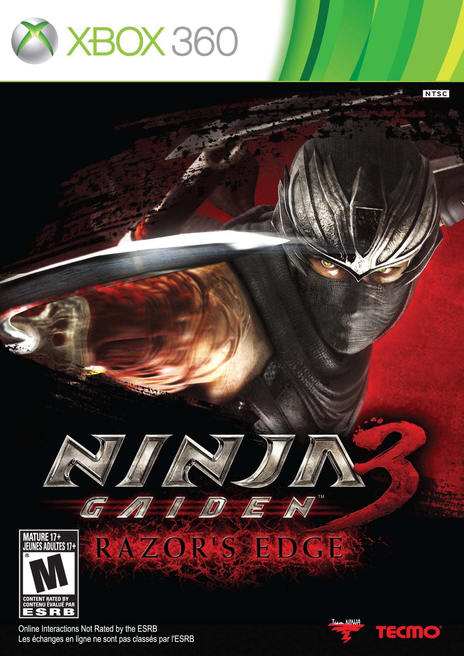 Ninja Gaiden 3: Razor's Edge - Xbox 360 [Pre-Owned] Video Games Koei   