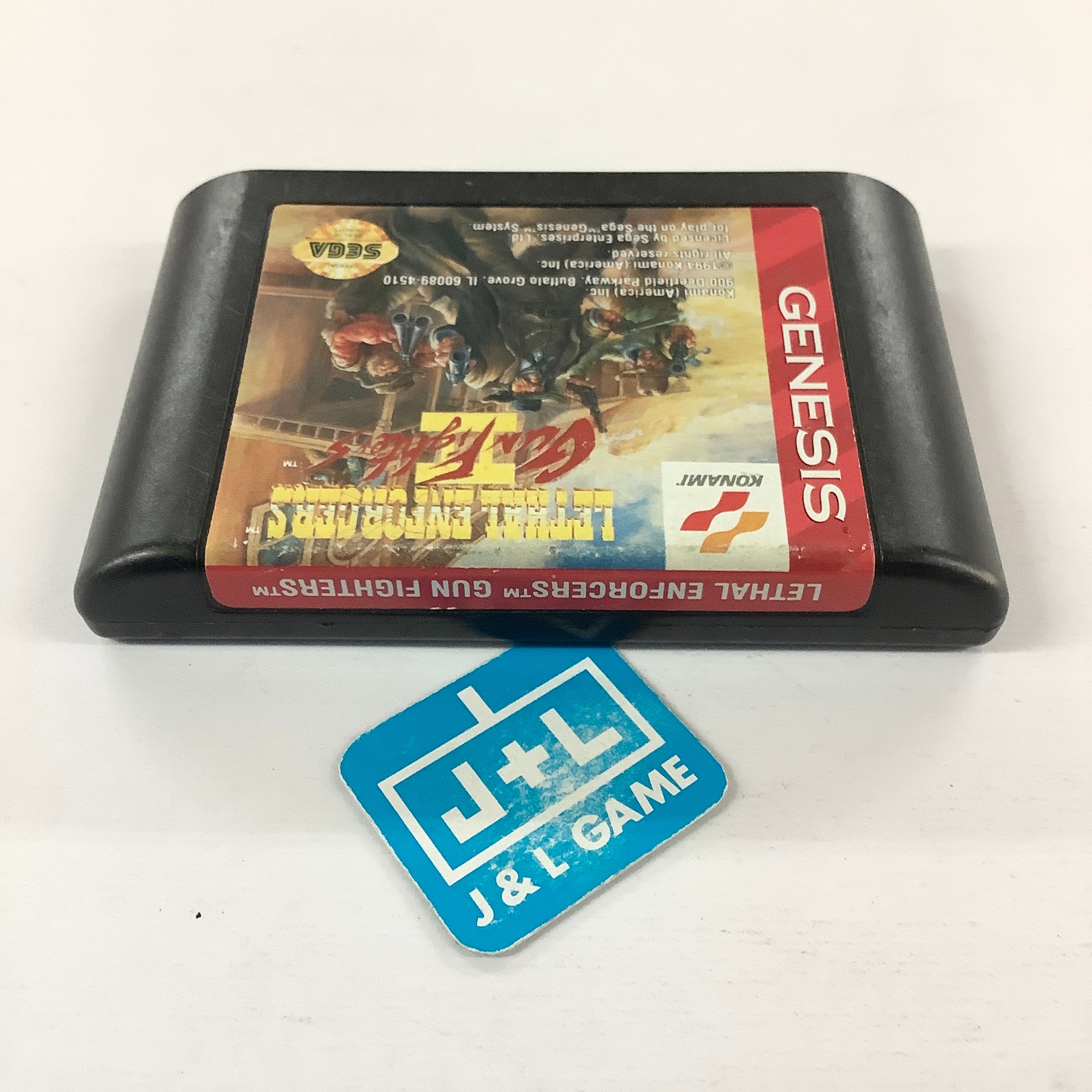 Lethal Enforcers II: Gun Fighters - (SG) SEGA Genesis [Pre-Owned] Video Games Konami   