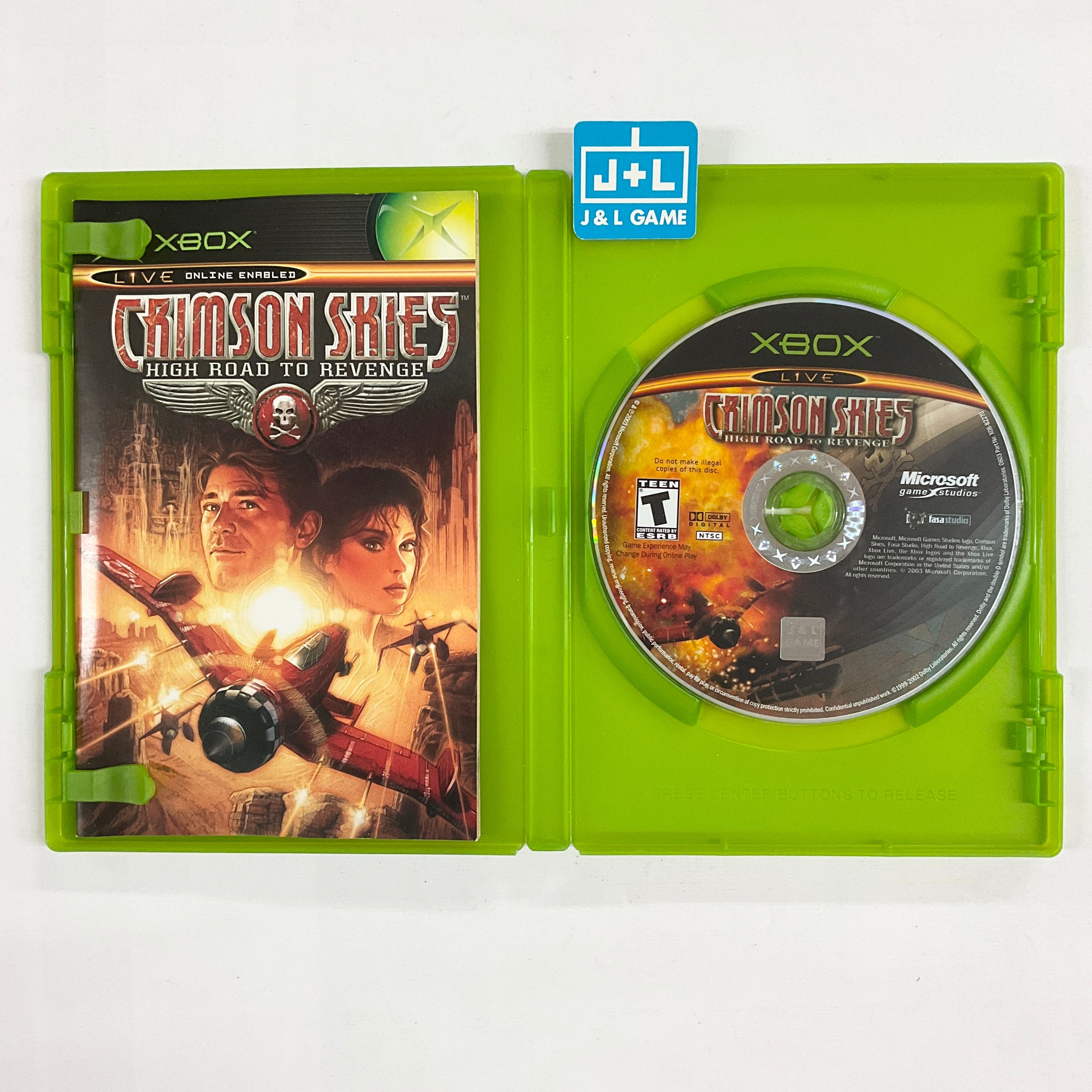 Crimson Skies: High Road to Revenge - (XB) Xbox [Pre-Owned] Video Games Microsoft Game Studios   