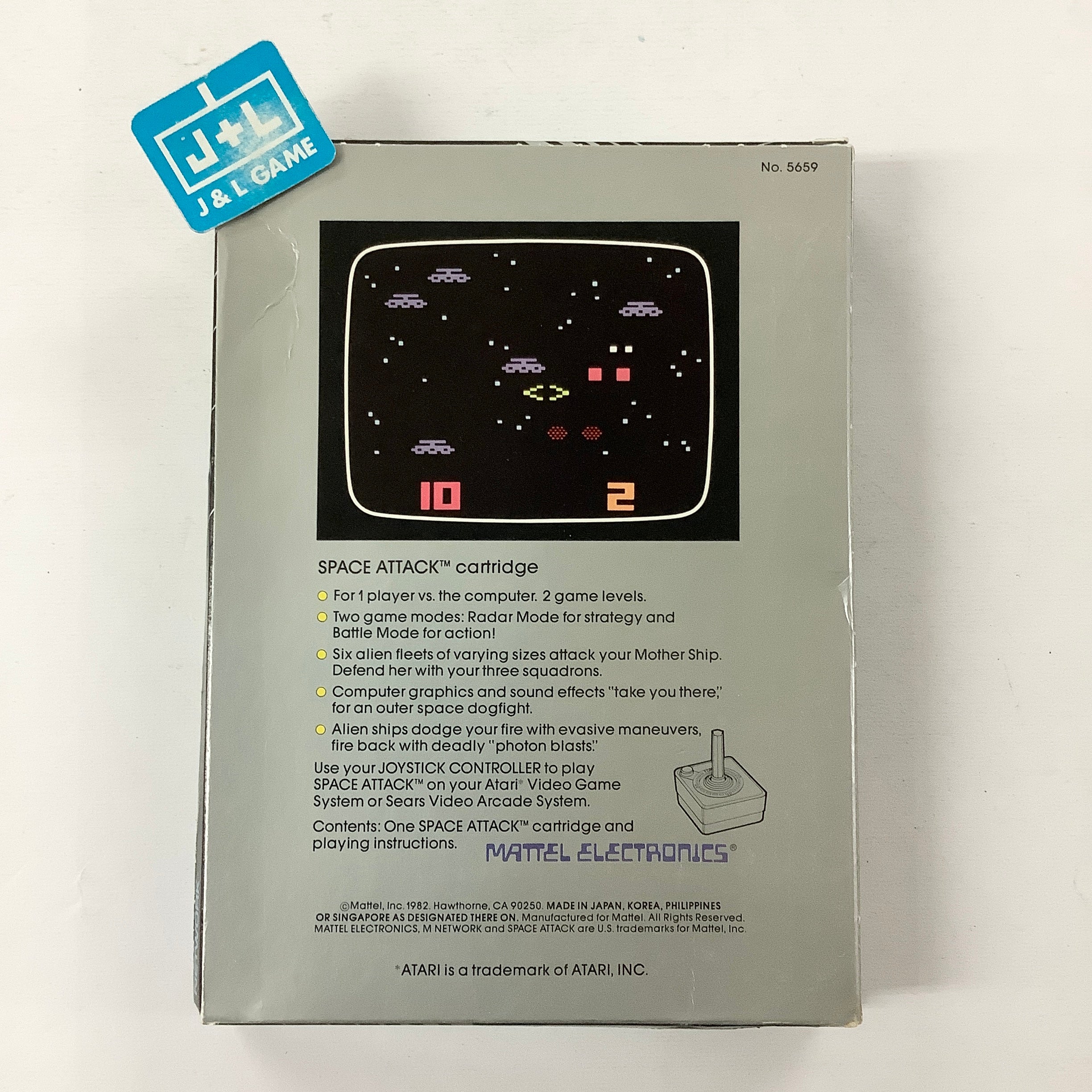 Space Attack - Atari 2600 [Pre-Owned] Video Games Mattel   