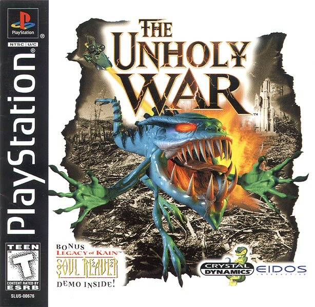 The Unholy War - (PS1) Playstation 1 Video Games EIDOS   