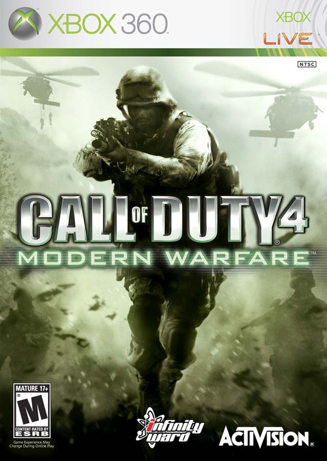 Call of Duty 4: Modern Warfare (Platinum Hits) - Xbox 360 [Pre-Owned] Video Games Activision   