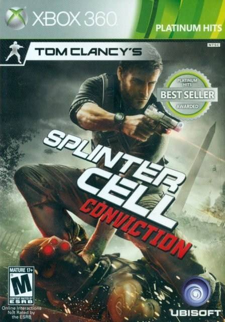 Tom Clancy's Splinter Cell: Conviction (Platinum Hits) - Xbox 360 [Pre-Owned] Video Games Ubisoft   