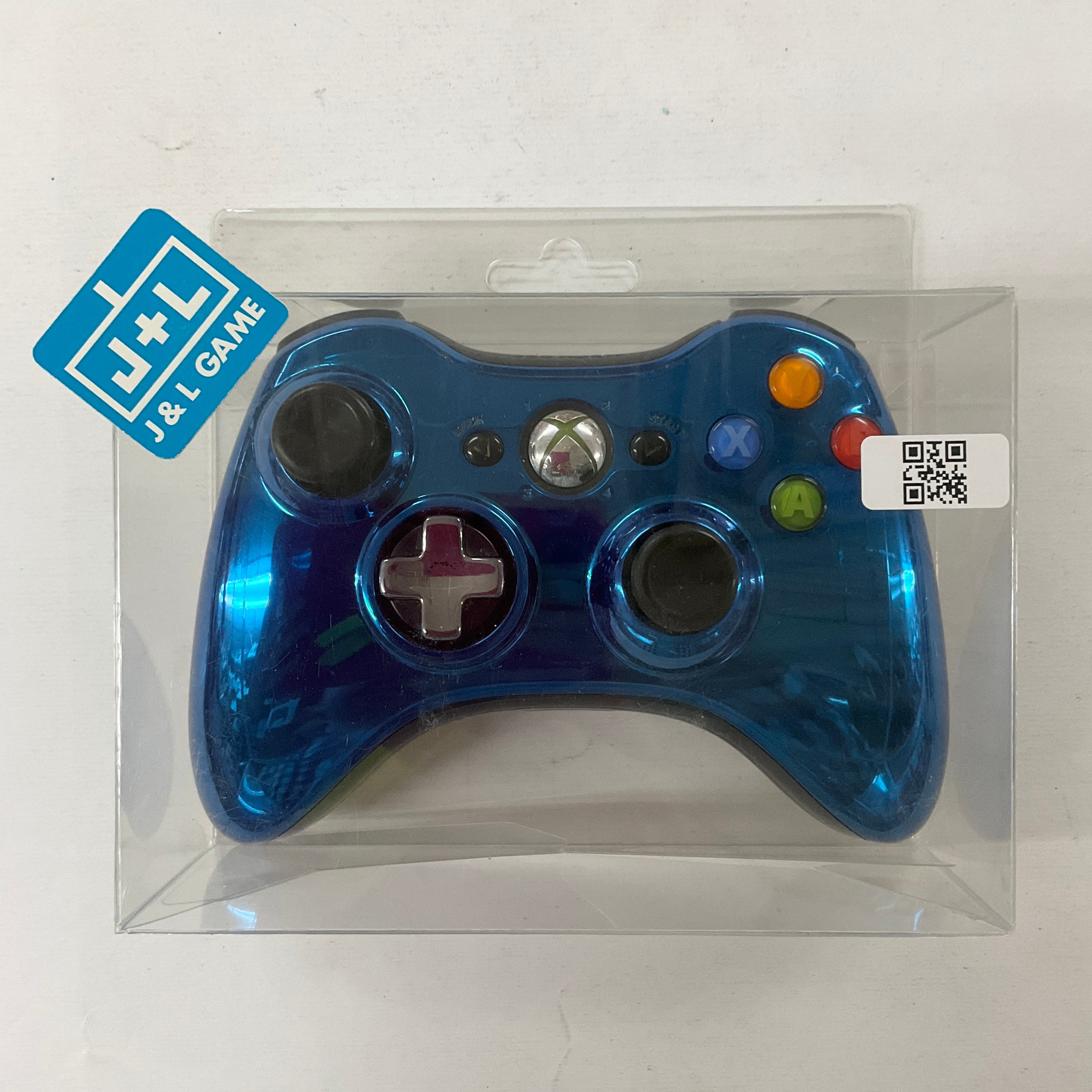 Microsoft Xbox 360 Wireless Controller (Metallic Blue) - Xbox 360 [Pre-Owned] Accessories Microsoft   