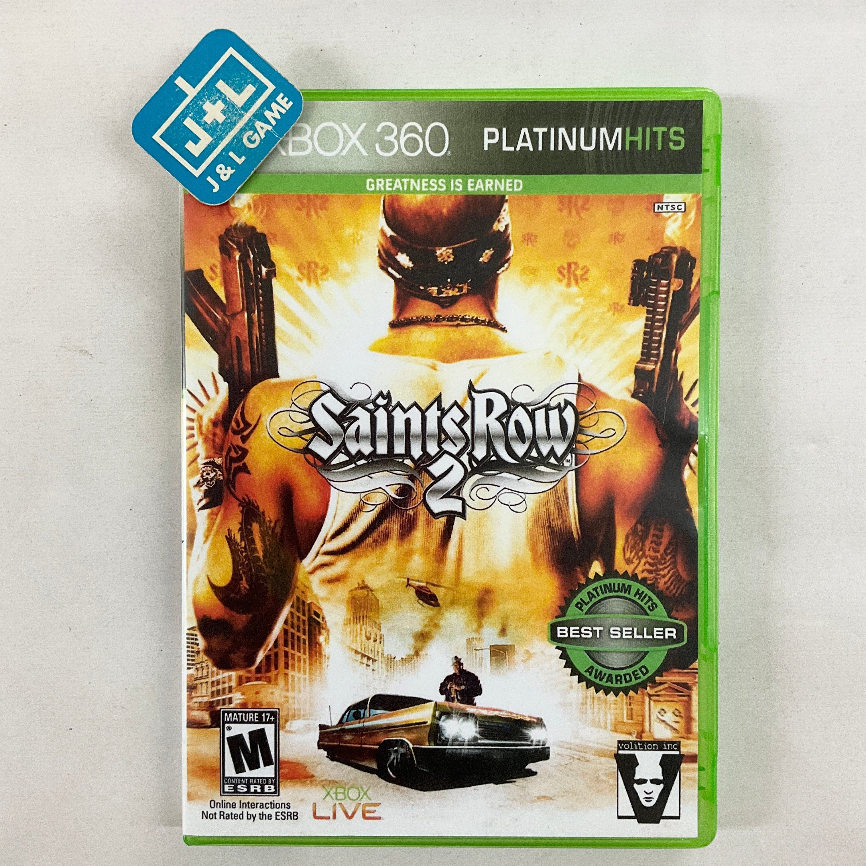 Saints Row 2 (Platinum Hits) - Xbox 360 [Pre-Owned] Video Games THQ   