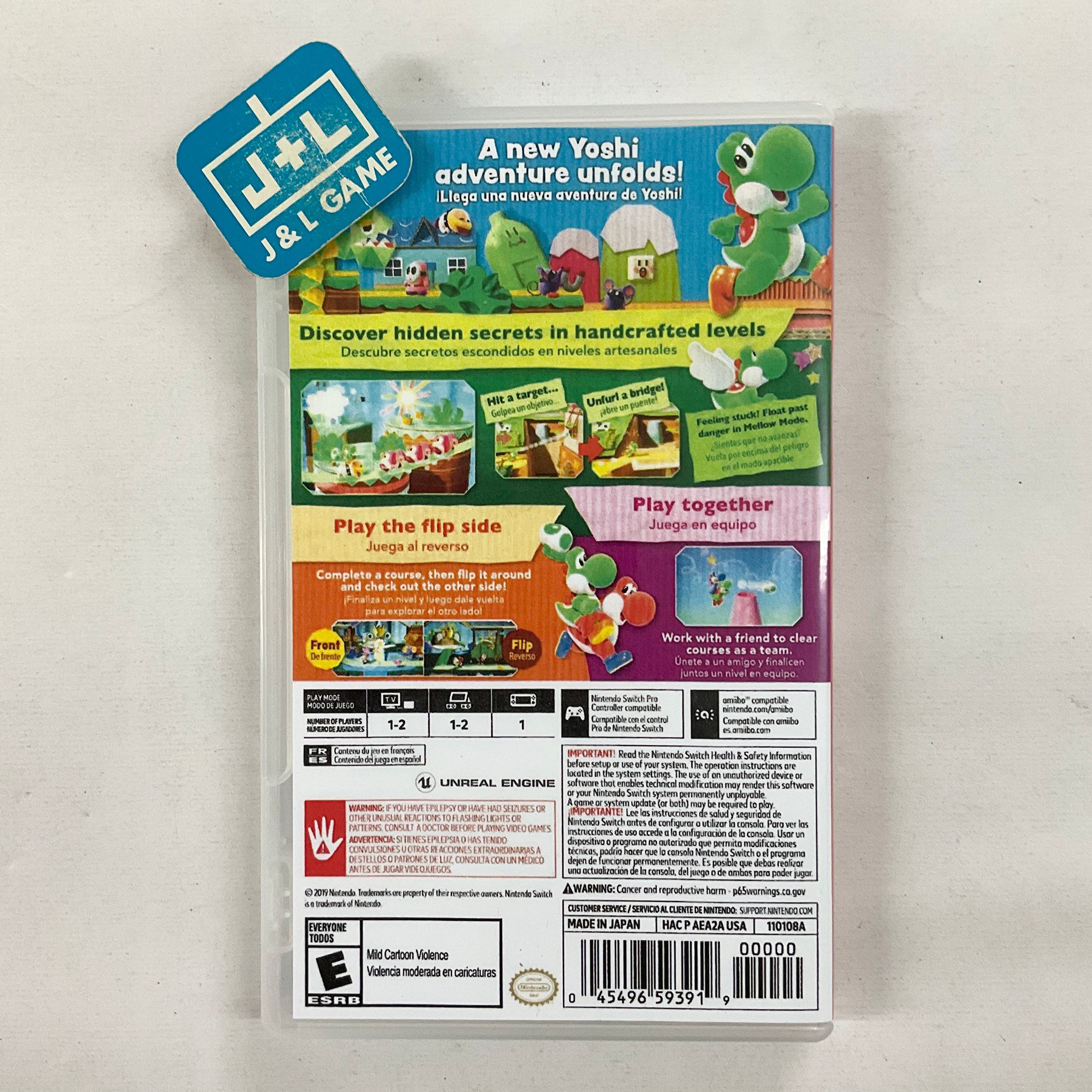 Yoshi's Crafted World - (NSW) Nintendo Switch [Pre-Owned] Video Games Nintendo   