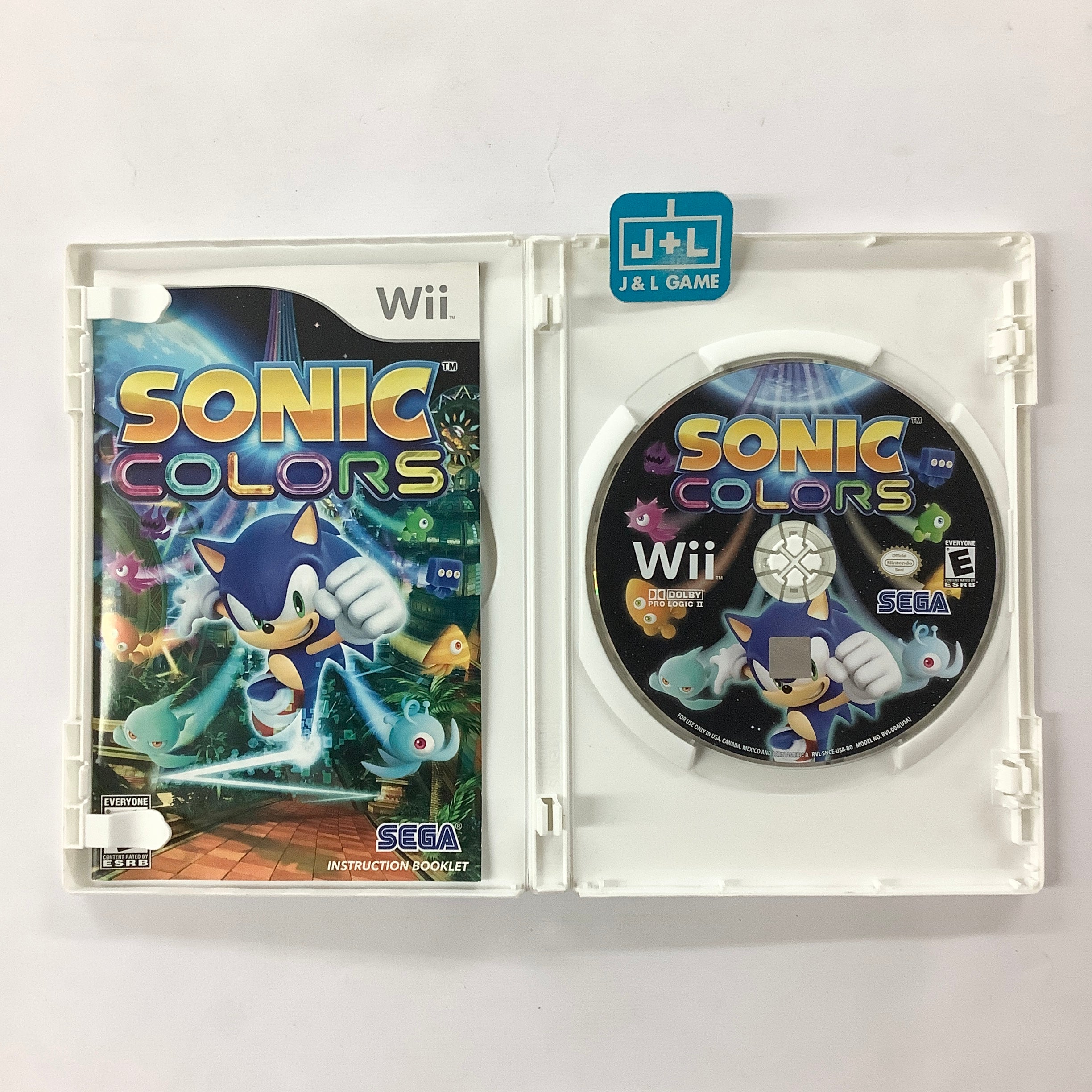 Sonic Colors - Nintendo Wii [Pre-Owned] Video Games Sega   