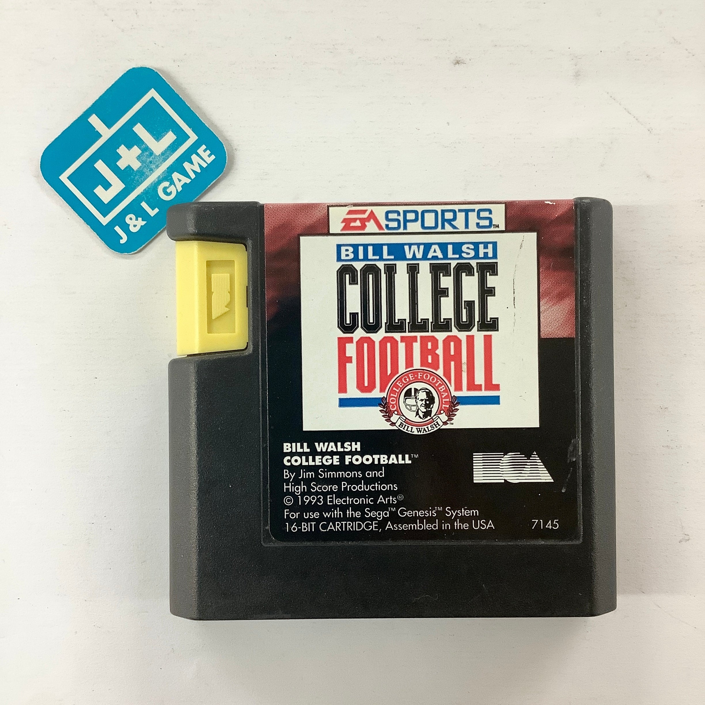 Bill Walsh College Football - (SG) SEGA Genesis [Pre-Owned] Video Games Electronic Arts   