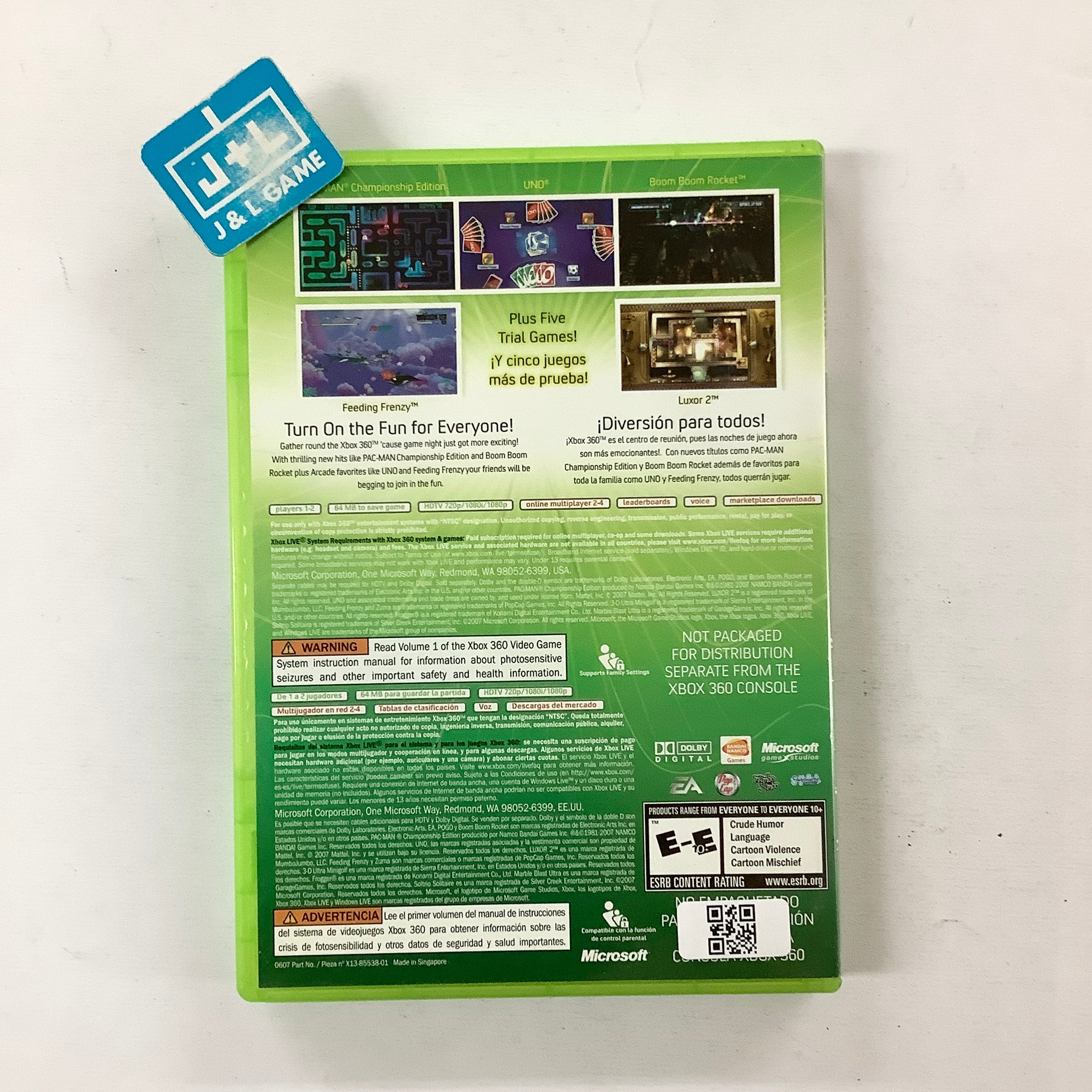 Xbox Live Arcade Compilation Disc - Xbox 360 [Pre-Owned] Video Games Microsoft Game Studios   