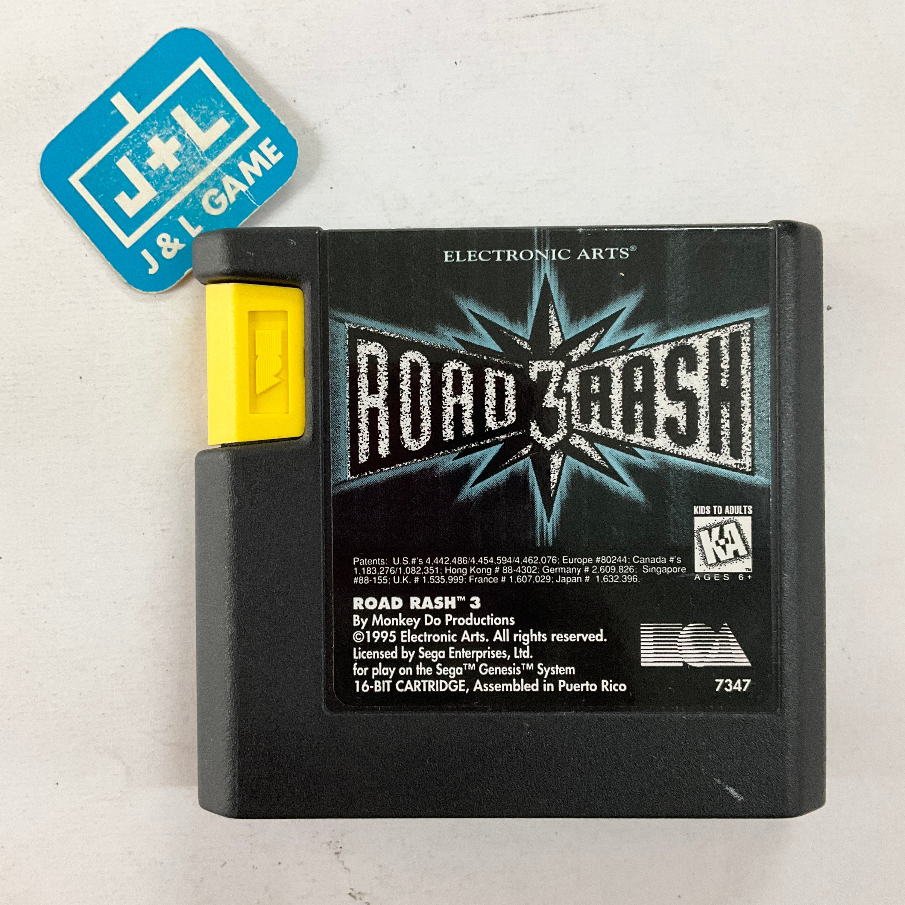 Road Rash 3 - (SG) SEGA Genesis [Pre-Owned] Video Games Electronic Arts   