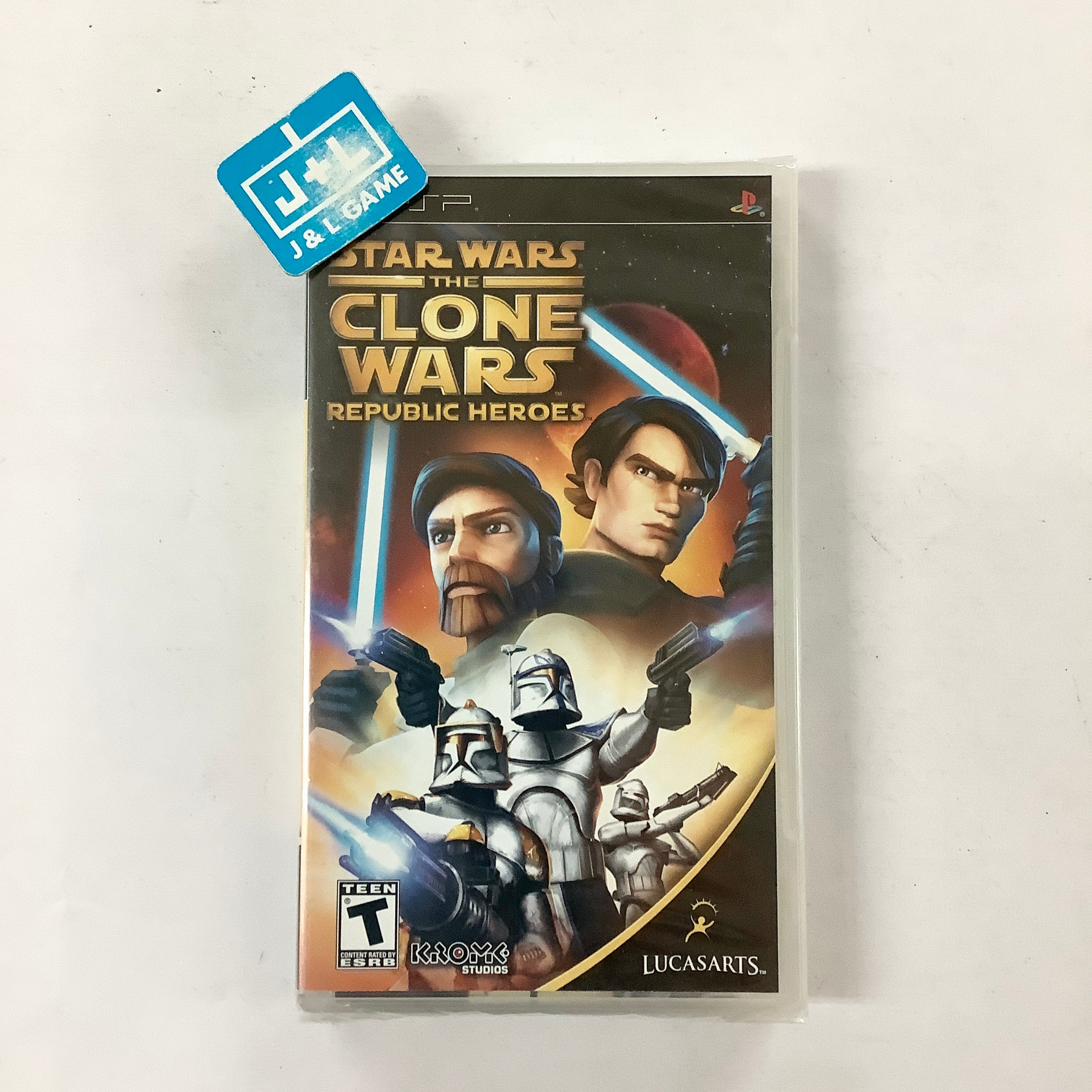 Star Wars The Clone Wars: Republic Heroes - Sony PSP Video Games LucasArts   