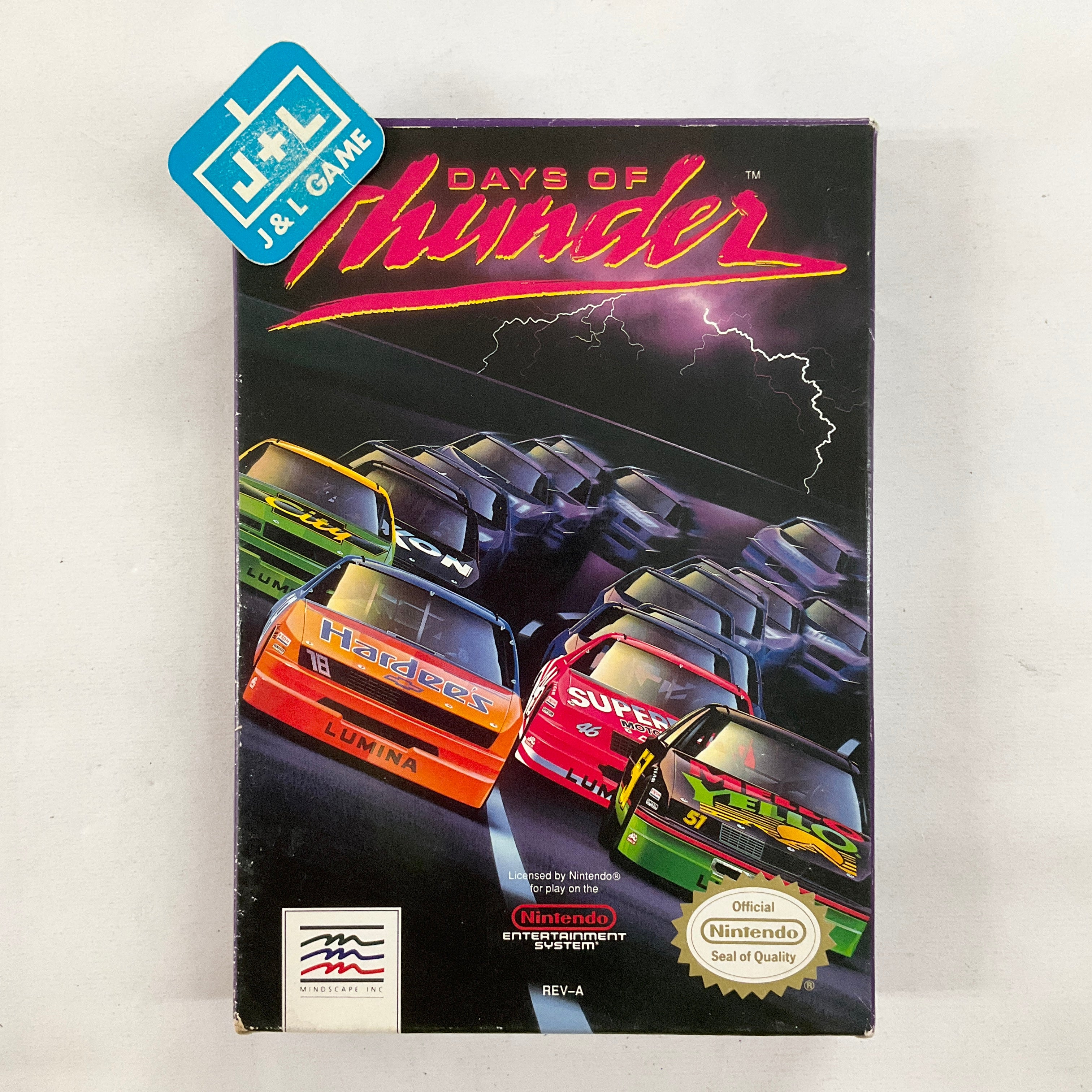 Days of Thunder - (NES) Nintendo Entertainment System [Pre-Owned] Video Games Mindscape   