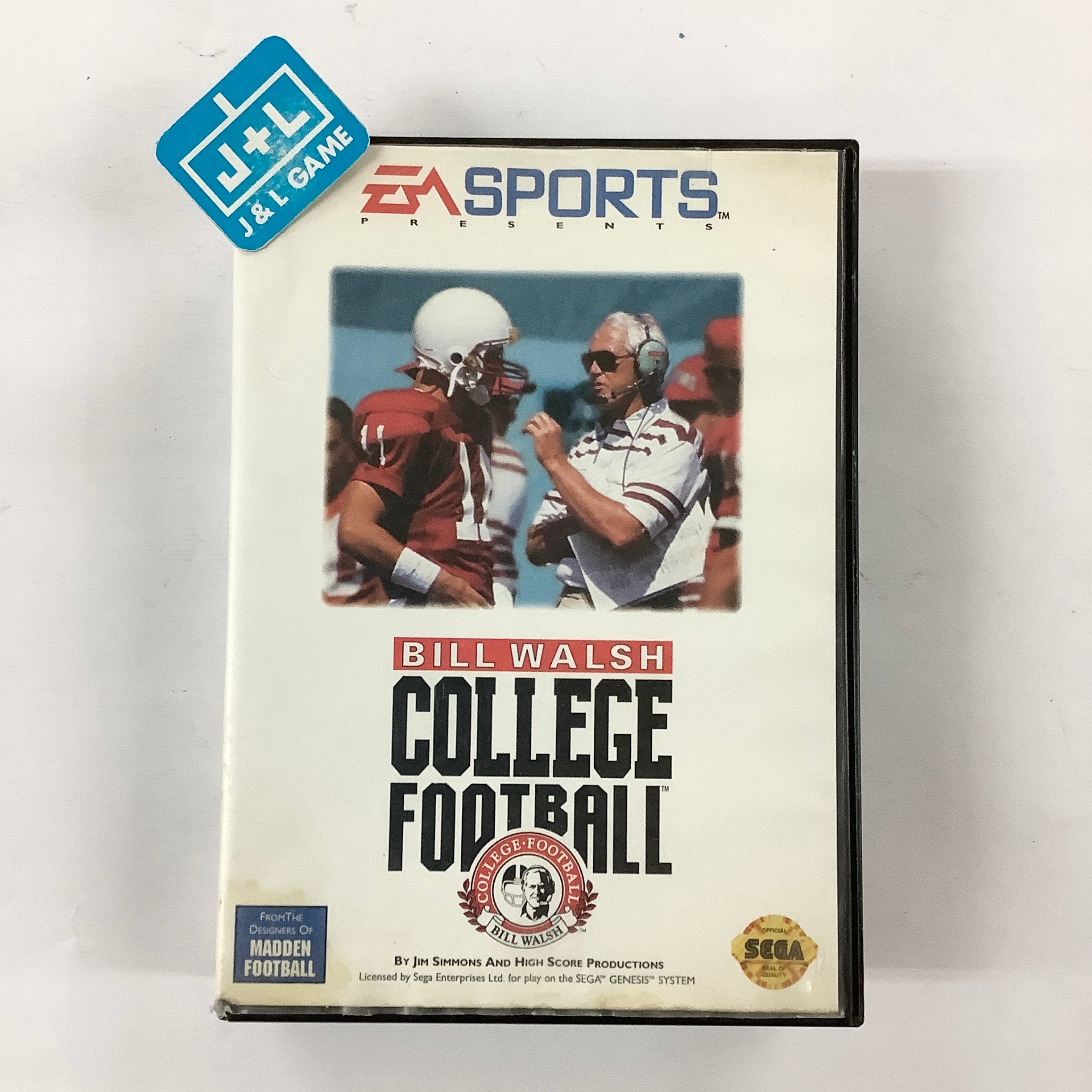 Bill Walsh College Football - SEGA Genesis [Pre-Owned] Video Games Electronic Arts   