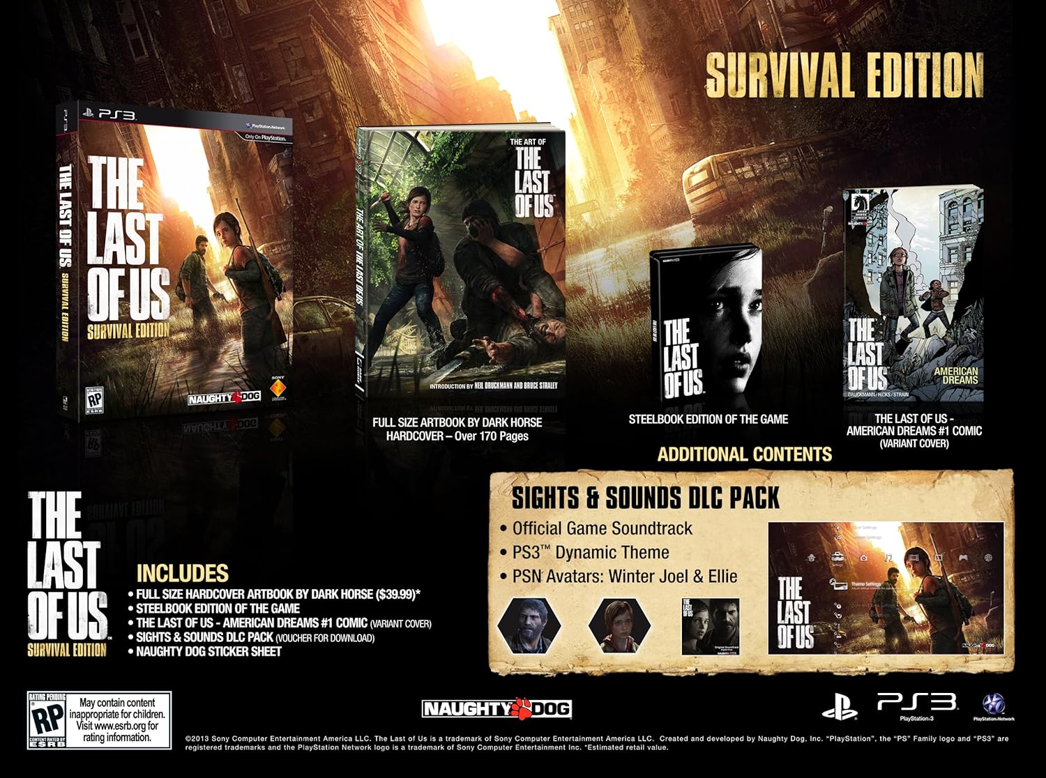 The Last of Us (Survival Edition) - (PS3) PlayStation 3 [Pre-Owned] Video Games SCEI   