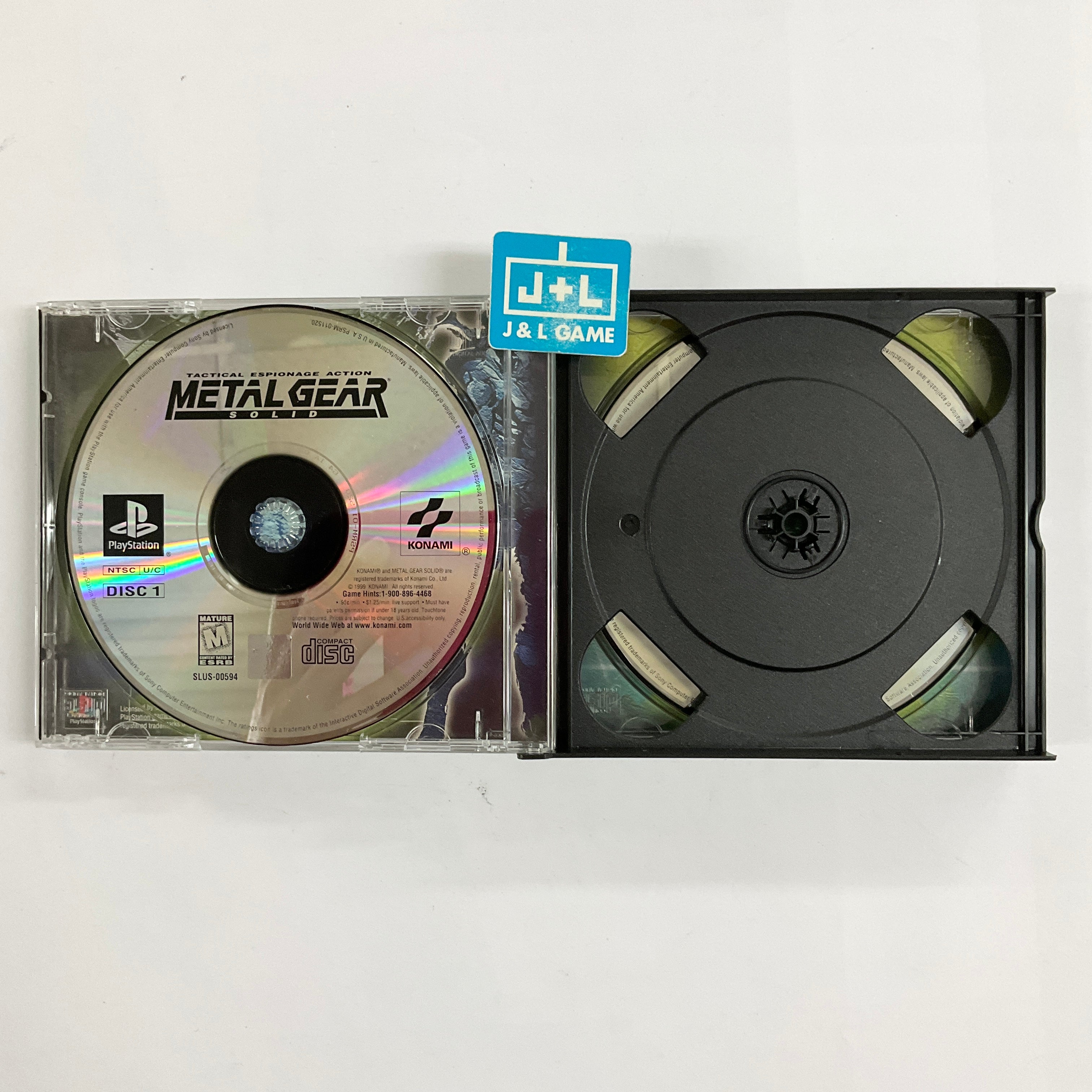 Metal Gear Solid (Greatest Hits) - (PS1) PlayStation 1 [Pre-Owned] Video Games Konami   