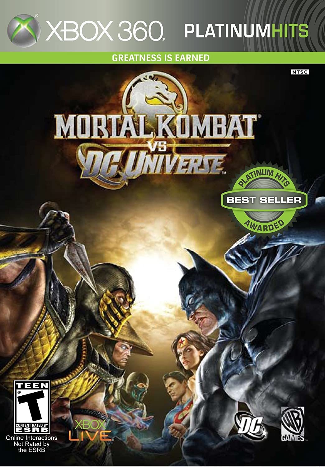 Mortal Kombat vs. DC Universe (Platinum Hits) - Xbox 360 Video Games Midway   