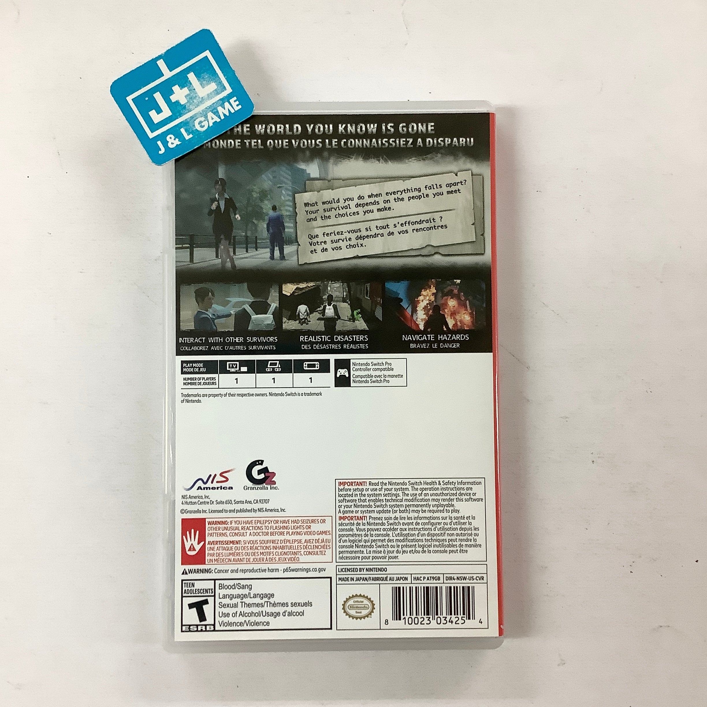 Disaster Report 4: Summer Memories - (NSW) Nintendo Switch [UNBOXING] Video Games NIS America   